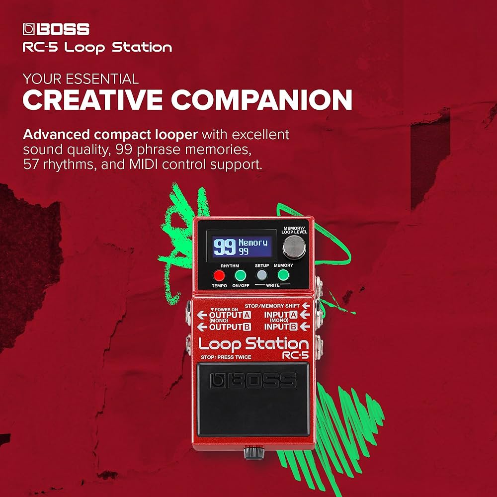 BOSS RC-5 Loop Station | Advanced Looping Features in a Compact