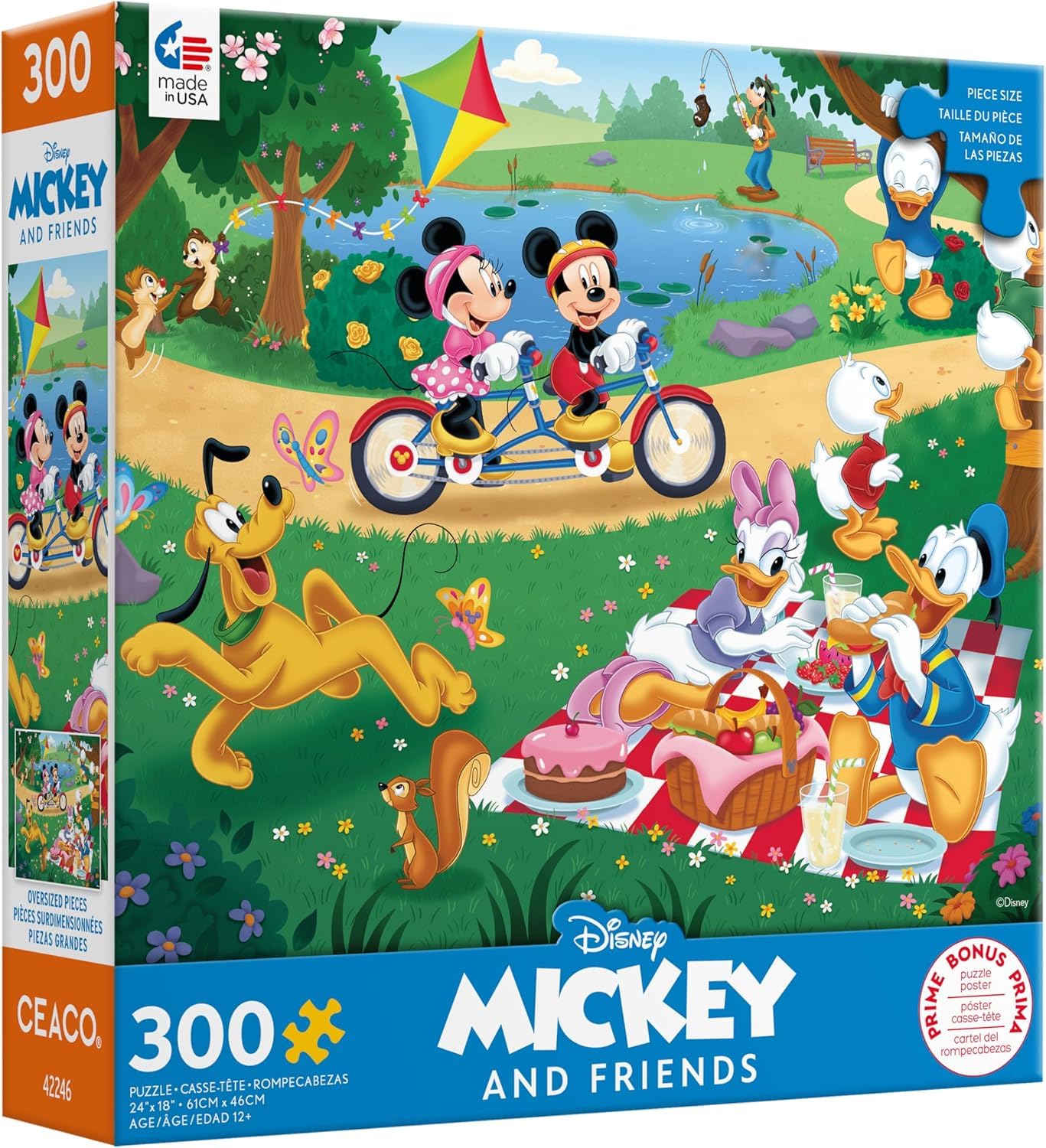 Amazon | Ceaco - ディズニー - 公園のミッキー&ミニー - 300ピース