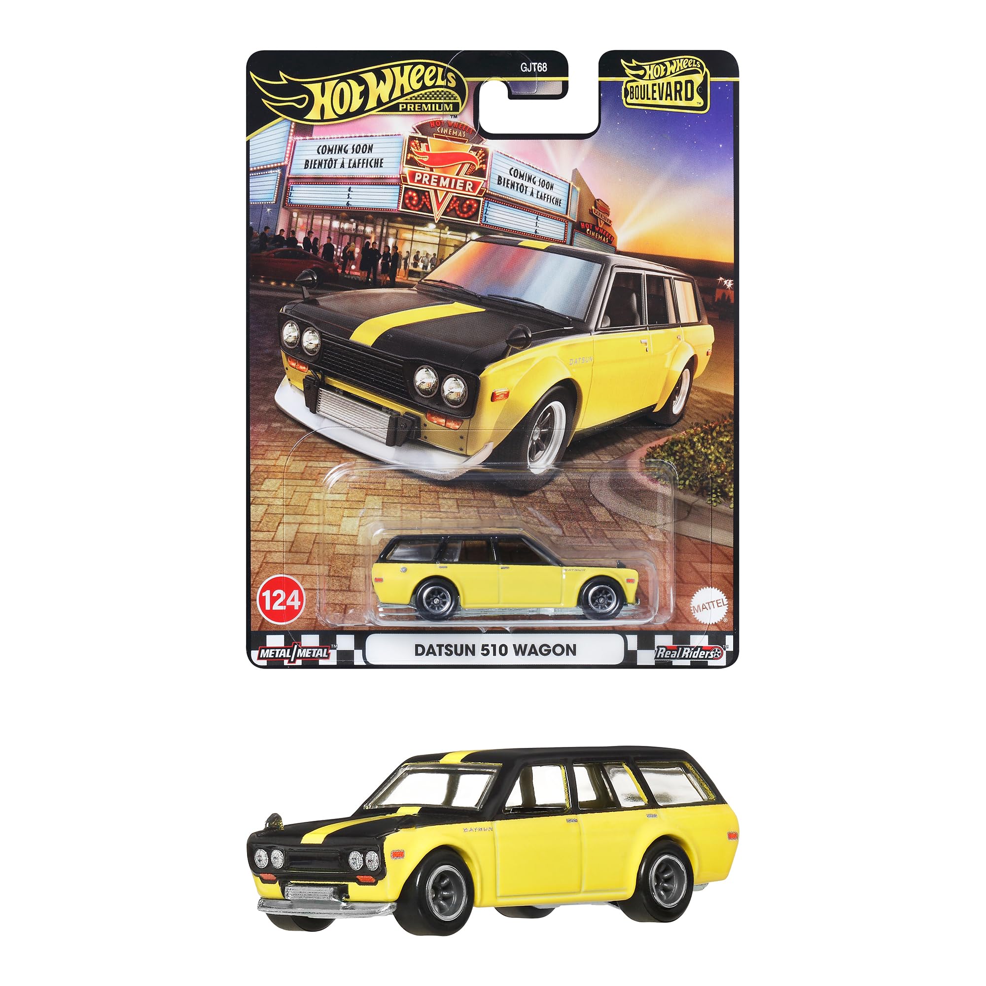 Amazon.co.jp: Hot Wheels Boulevard Datsun 510 Wagon Ride-On Toy