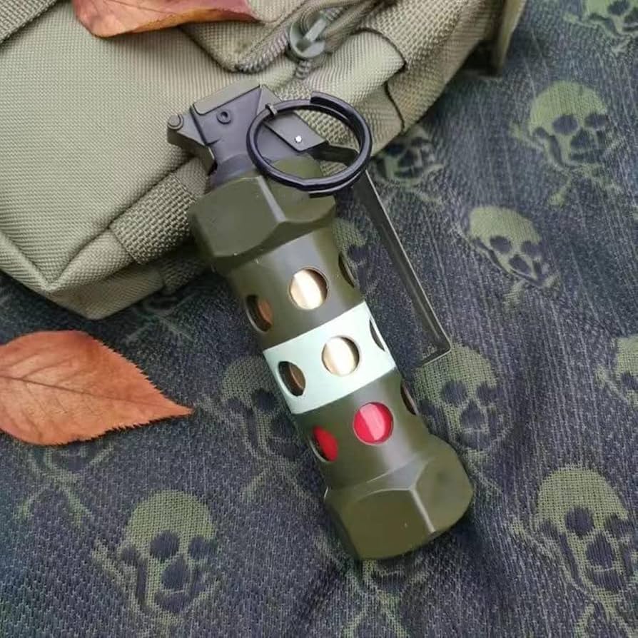 Amazon.co.jp: モデル手榴弾手榴弾防風ブルー炎ライターパーソナライズ