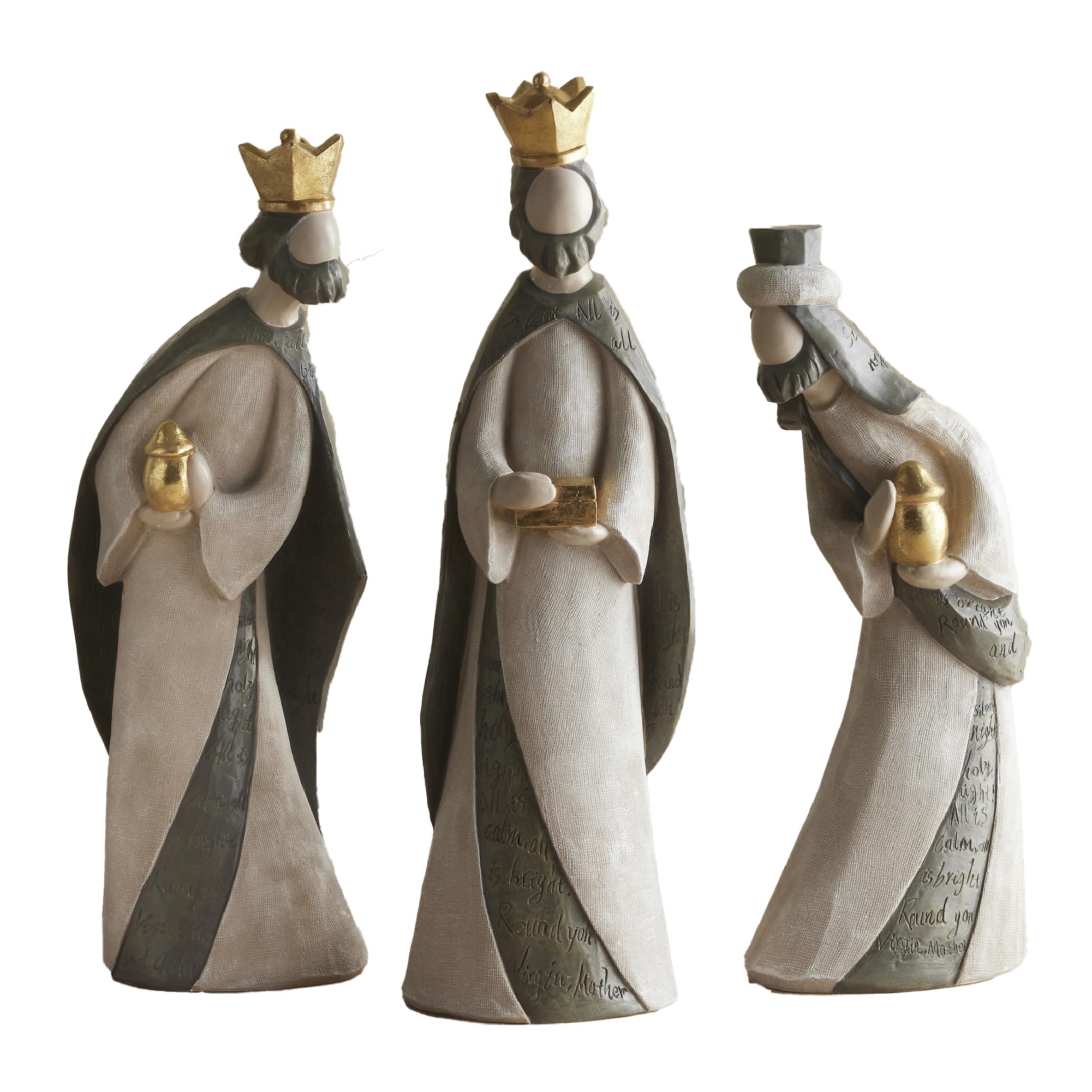 Amazon.com: The Nativity Store Wisemen Silent Night Set - 18