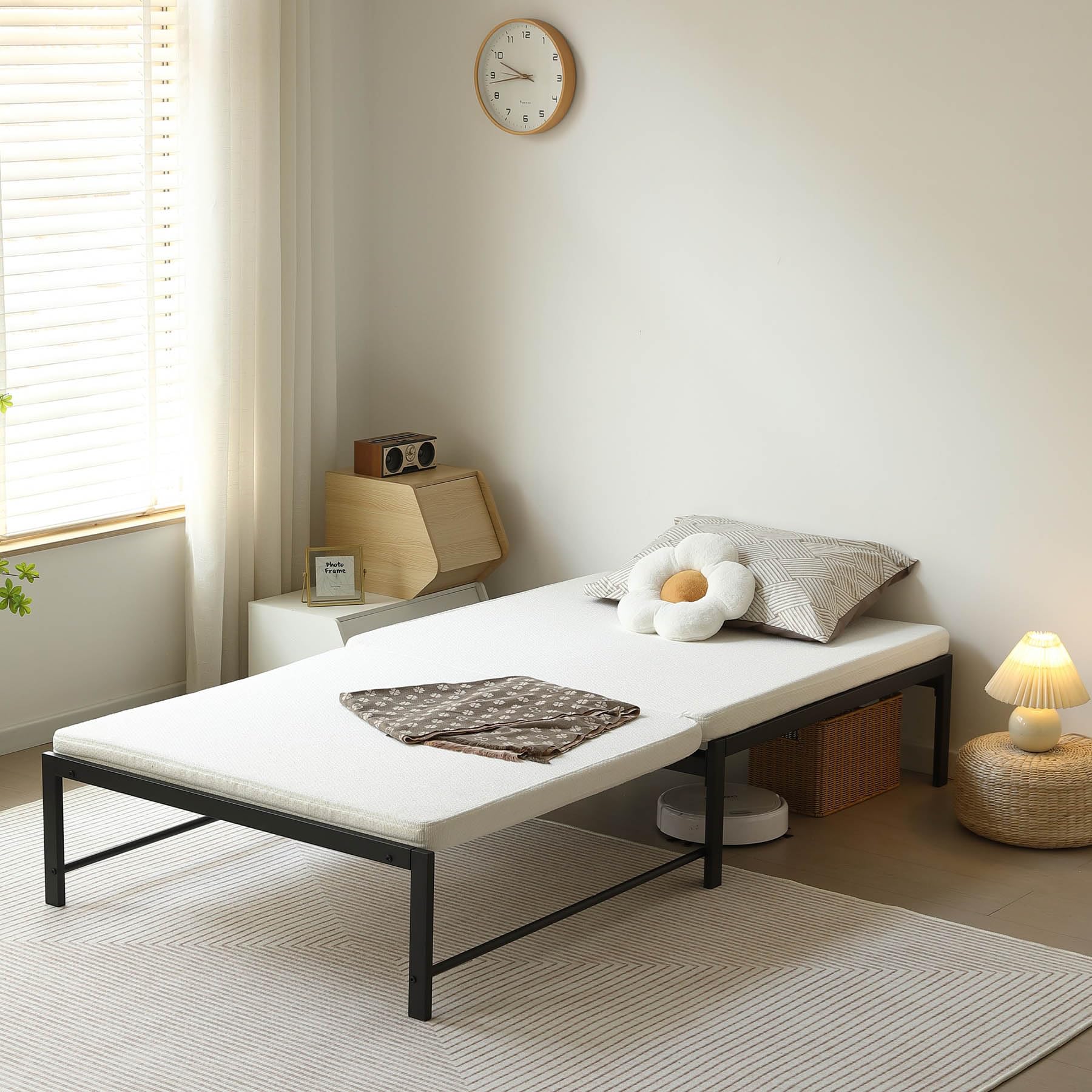 Amazon｜ディベッド ソファベッド シングル パイプベッド 伸長式ベッド