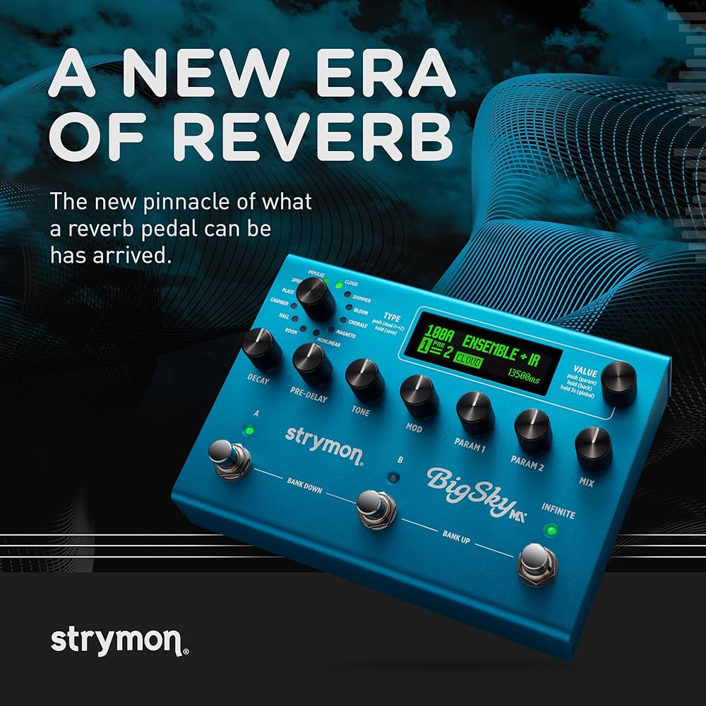 Amazon.com: Strymon BigSky MX Reverb Workstation Guitar Effects
