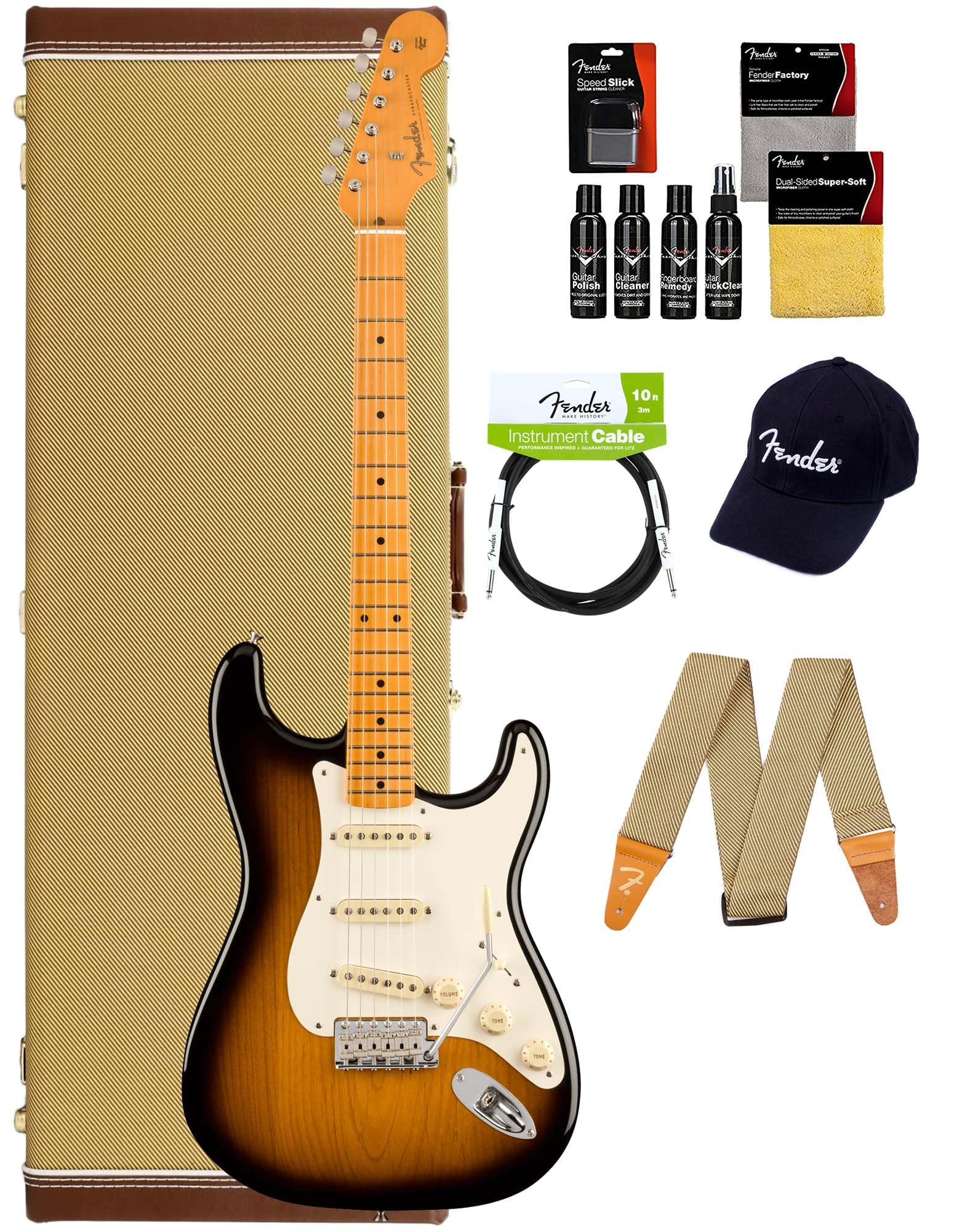Amazon.com: Fender American Vintage II 1957 Stratocaster - 2-Color