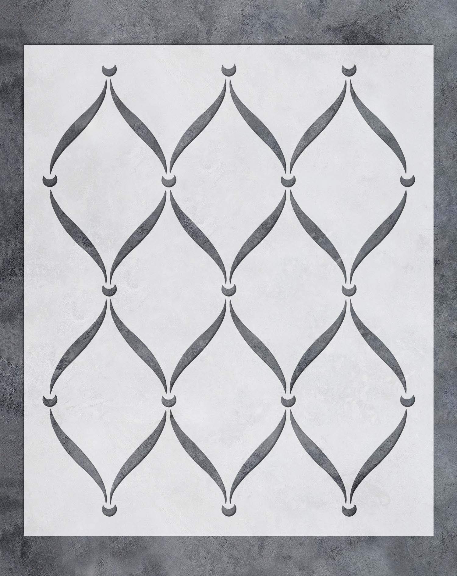 G GSS Designs Wall Stencil - Large Trellis Stencil (20x24 Inch