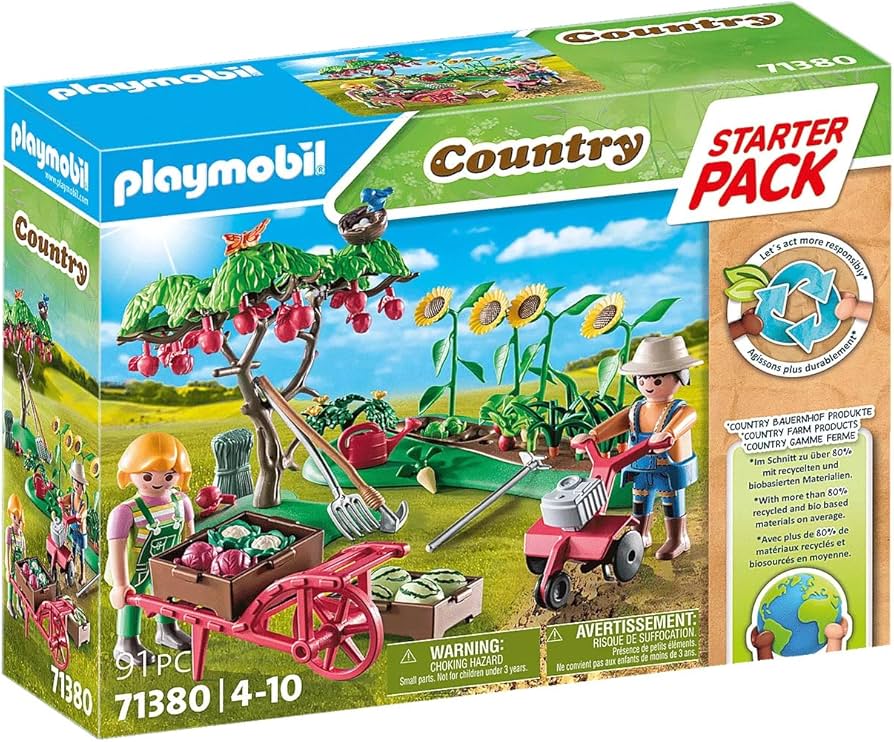 Amazon.co.jp: playmobil(プレイモービル) スターターパック 農家菜園