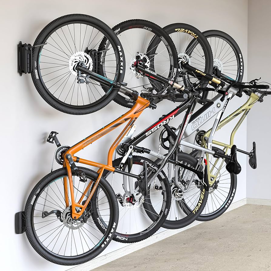 Amazon.com: monTEK Swivel Bike Wall Mount – 4 Pack Garage Bike