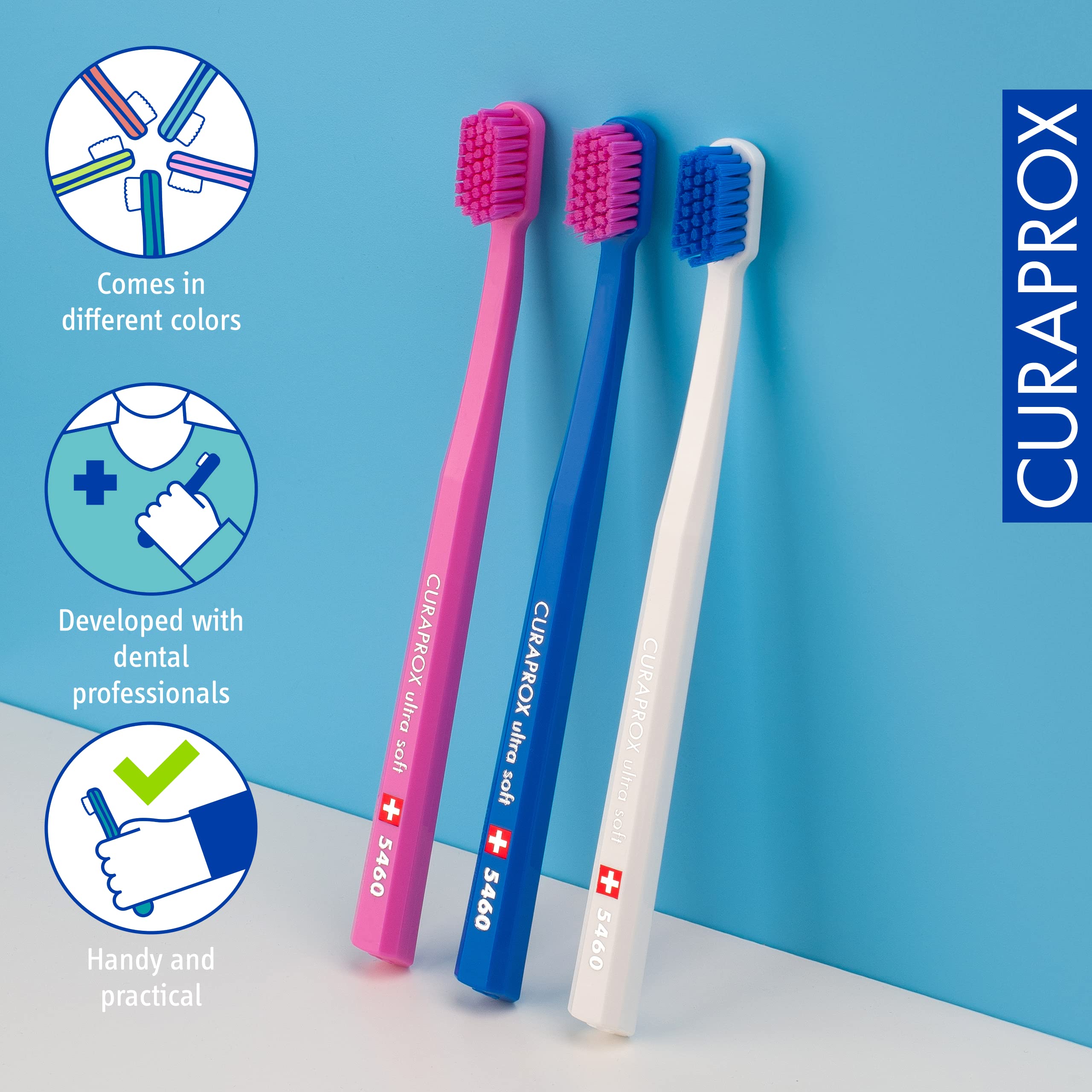 Amazon | Curaprox CS5460 Ulta Soft Toothbrush - Pack of 3 by