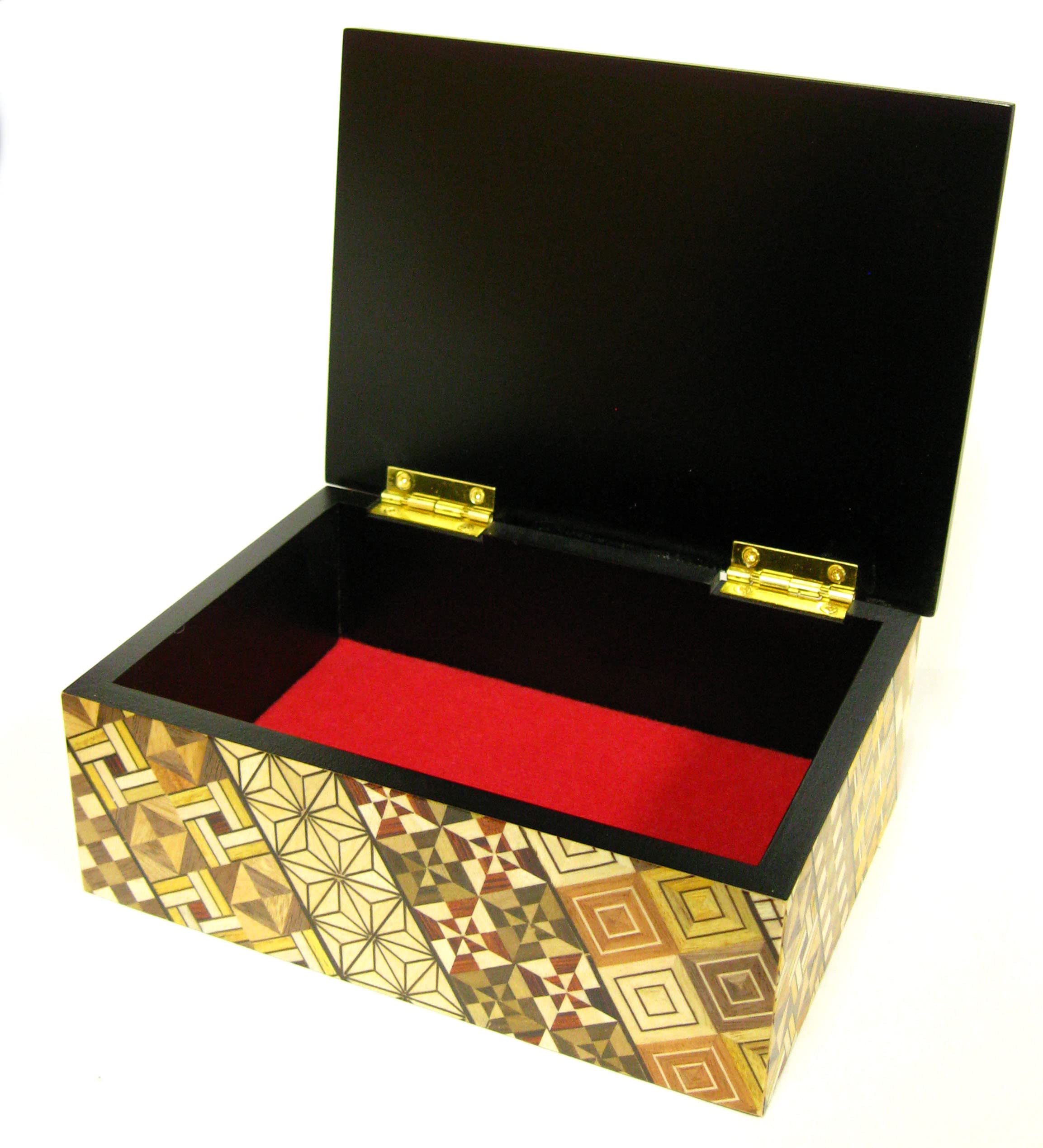 Amazon｜【箱根寄木細工 小物入れ 5寸 小寄木柄】伝統工芸品 民芸品