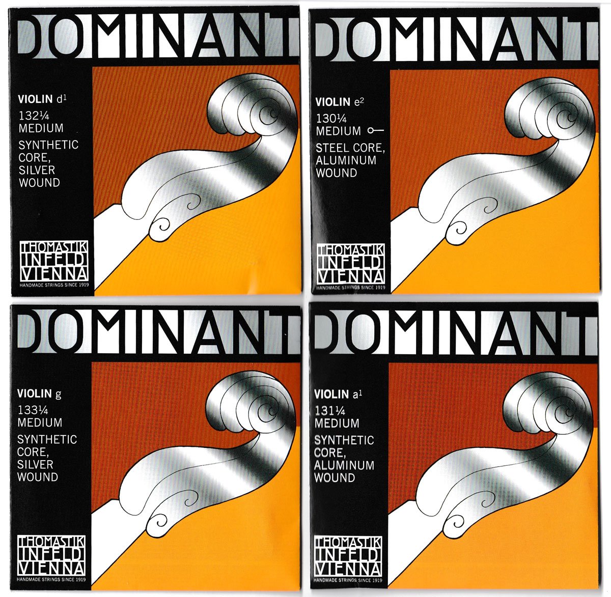 Amazon.co.jp: THOMASTIK Dominant ドミナント 1/4バイオリン弦セット