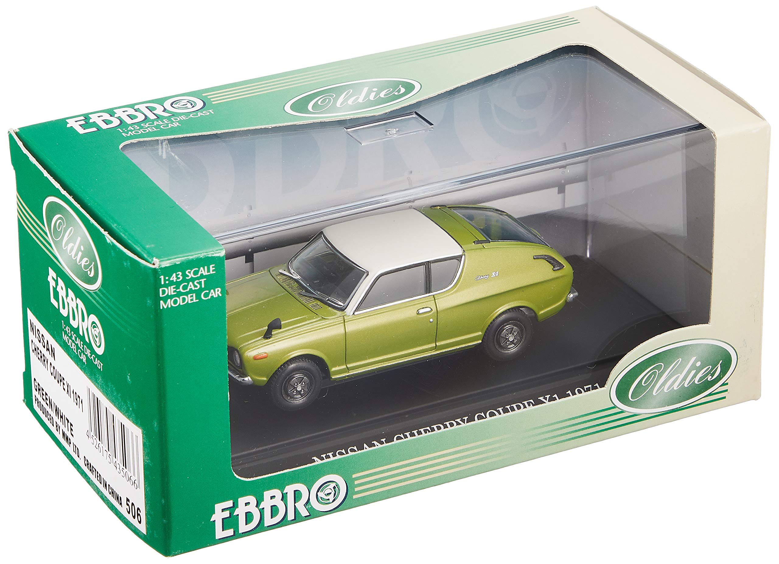 Amazon | エブロ 1/43 ニッサン チェリークーペ X-1 ホワイトトップ