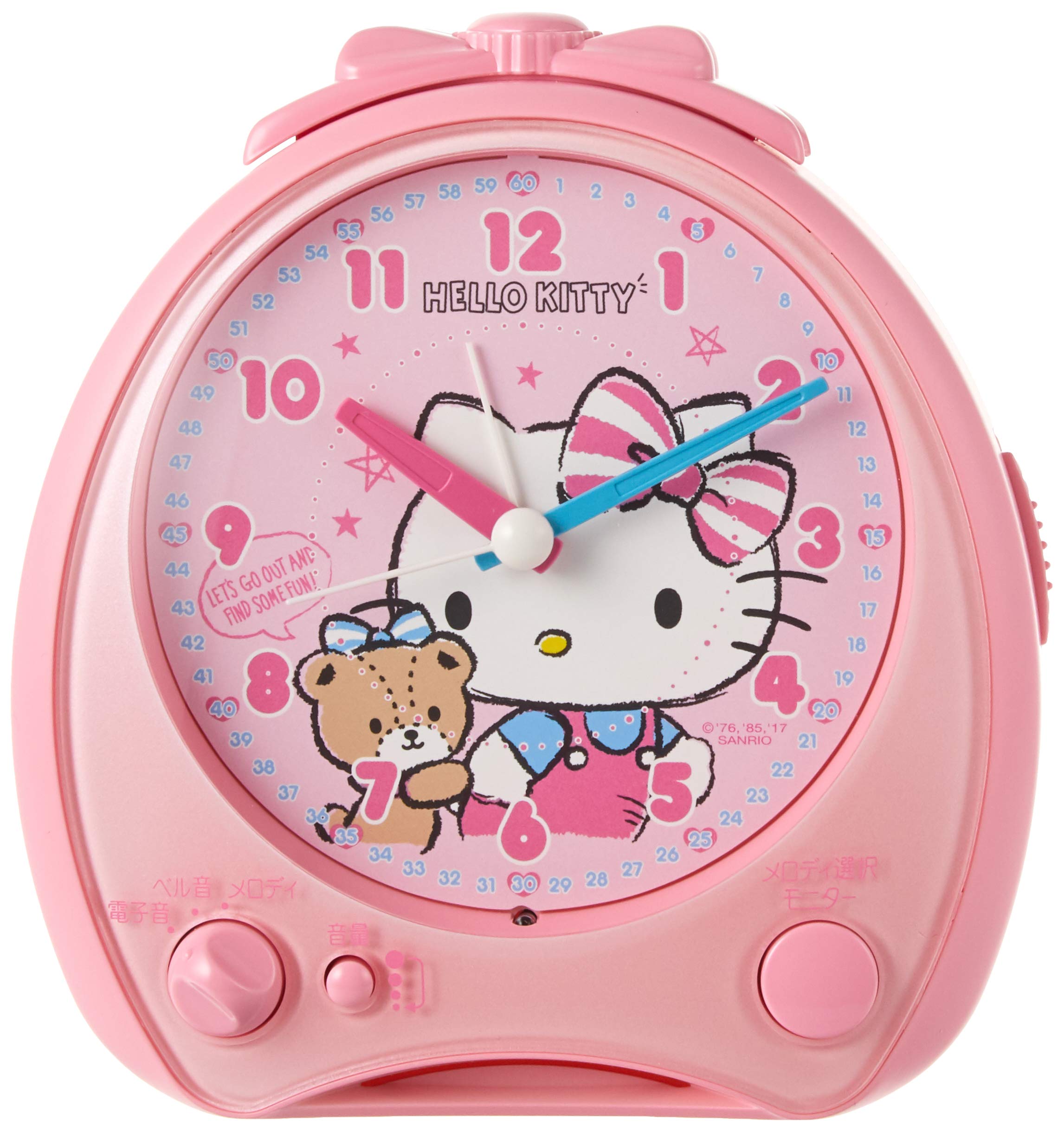 Amazon | サンリオ(SANRIO) ハローキティ 目覚まし時計 トーク 約13.5