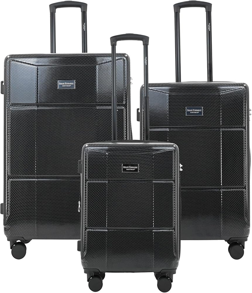 Amazon.com | Isaac Mizrahi Aero 3 Piece Hardside Luggage Set