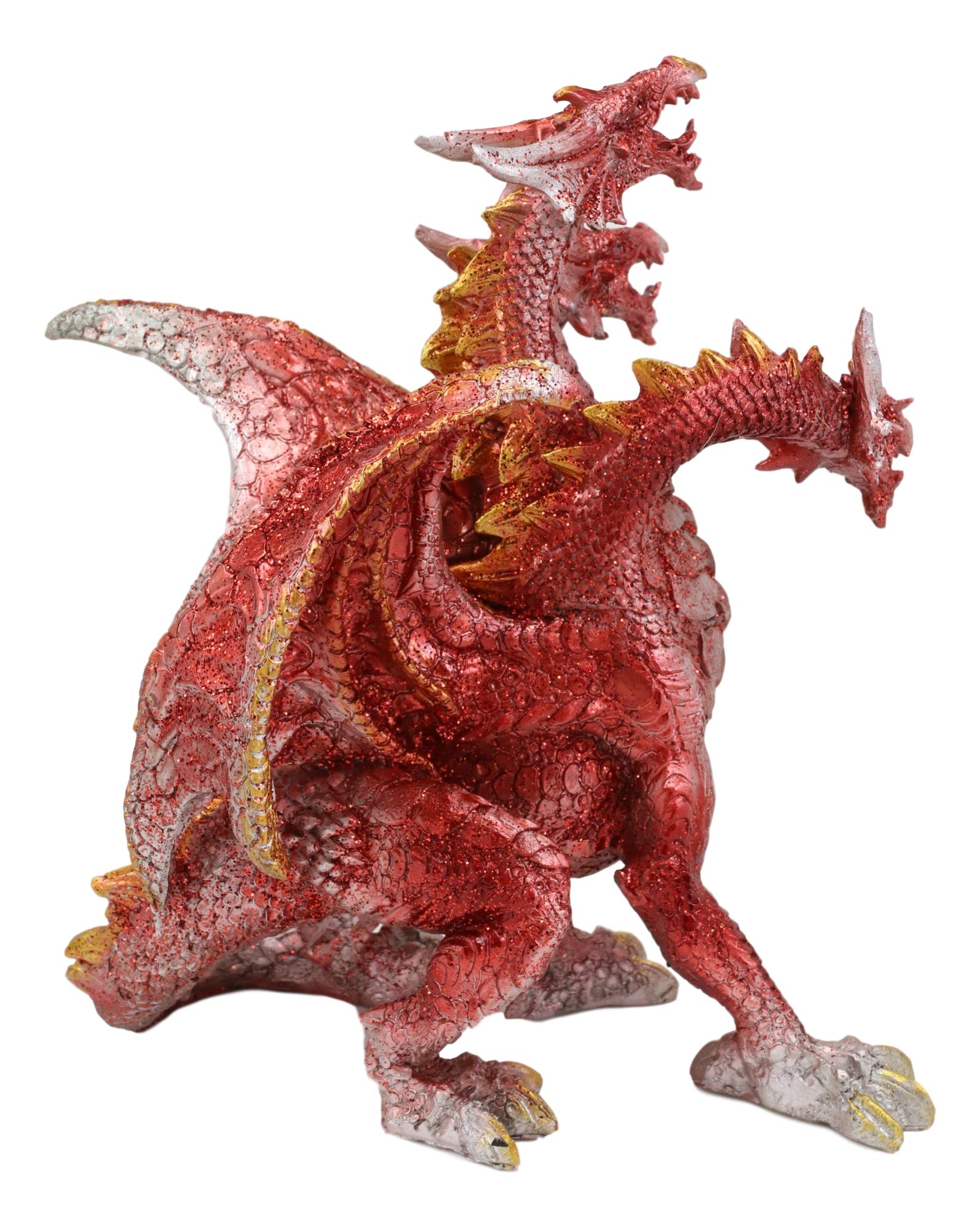 Amazon.co.jp: Ebros 古代伝説の三頭ドラゴンハイドラ 轟音像 高さ8