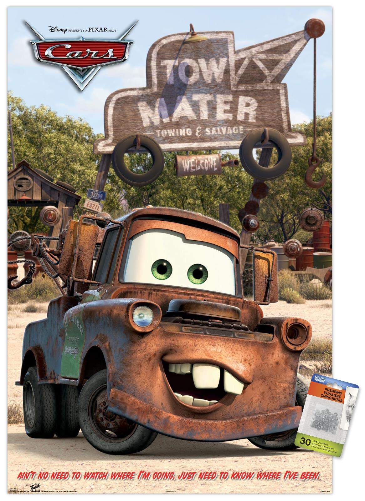 Amazon.co.jp: ディズニー ピクサー カーズ - メーター ウォール