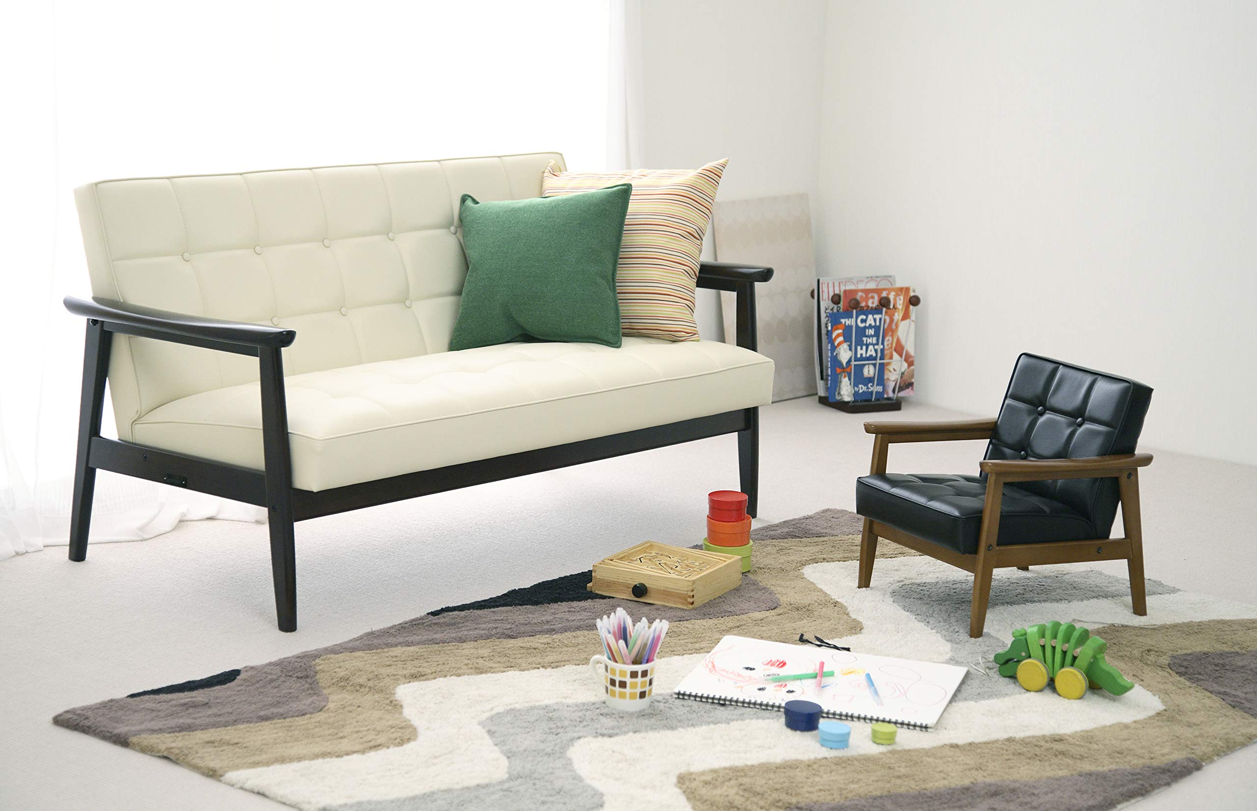 Amazon｜【カリモク60】 Kチェア ソファ ミニ 子ども用 スタンダード