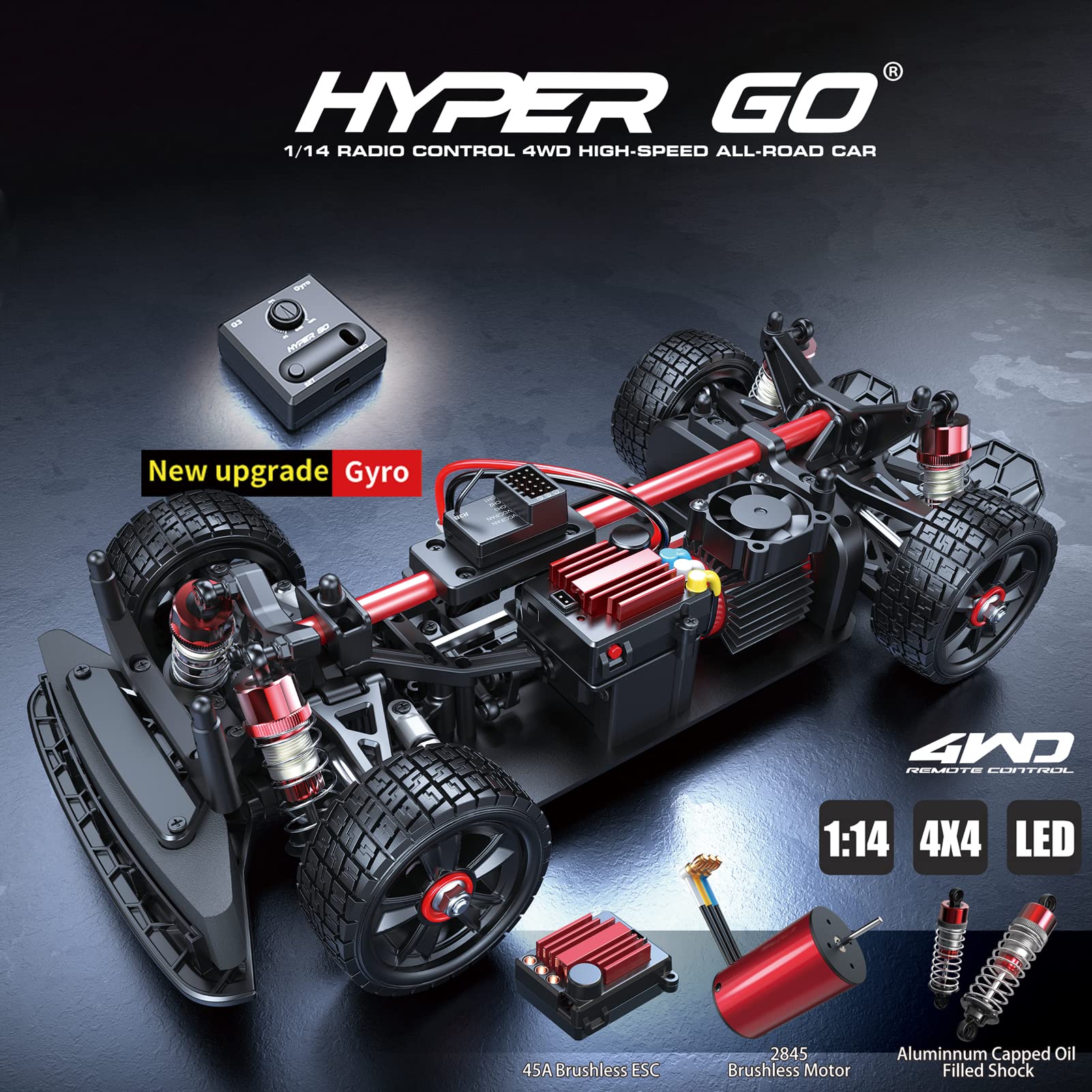 Amazon.co.jp: TesPower MJX Hyper Go 14302 ブラシレス RC ドリフト