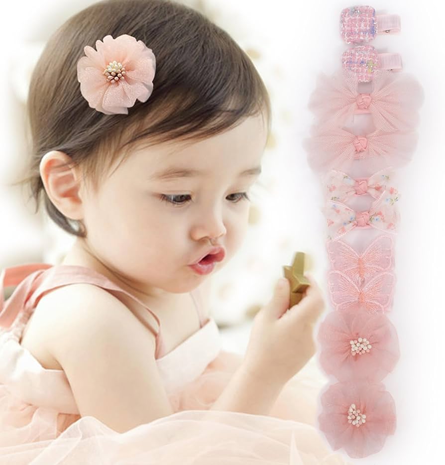 Amazon.co.jp: BIANHUAN ベビー ヘアクリップ 10本セット : ベビー