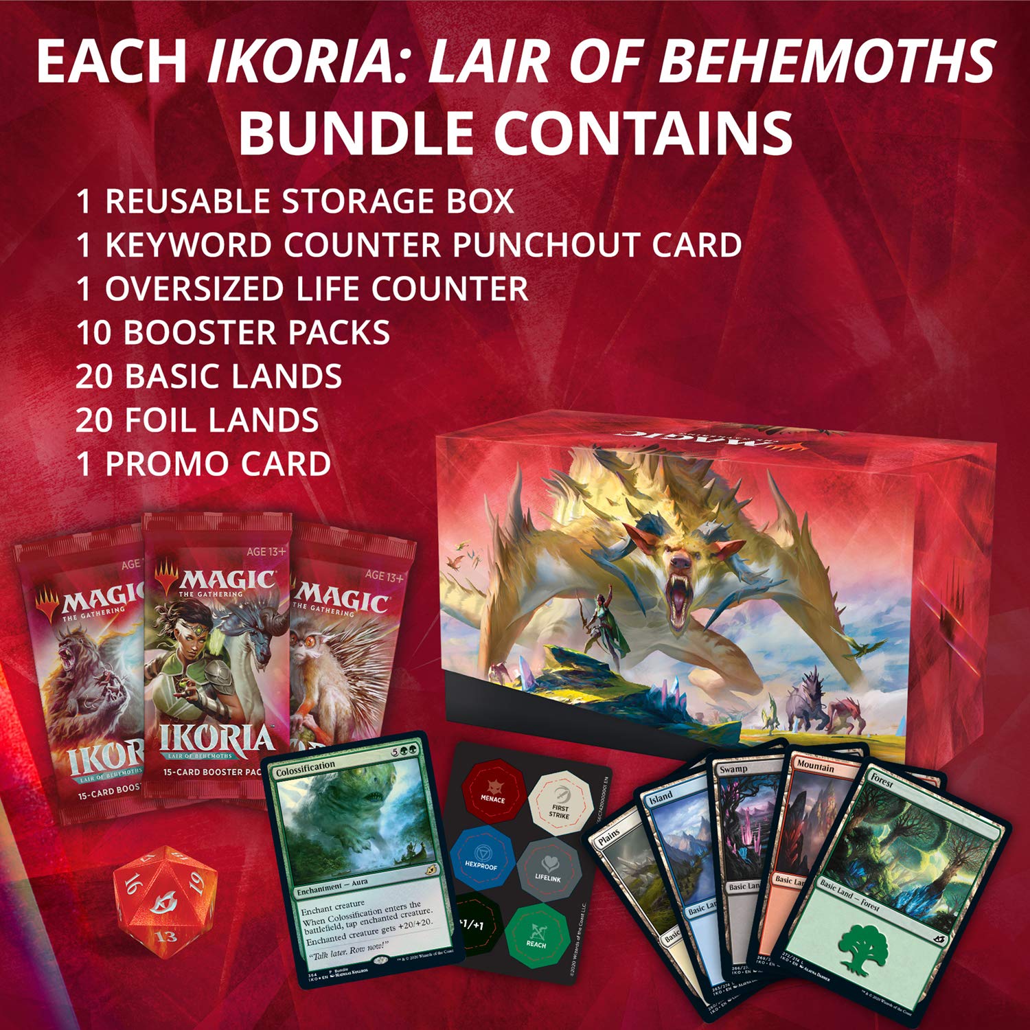 Amazon.co.jp: MTG Magic The Gathering Ikoria ブースターバンドル