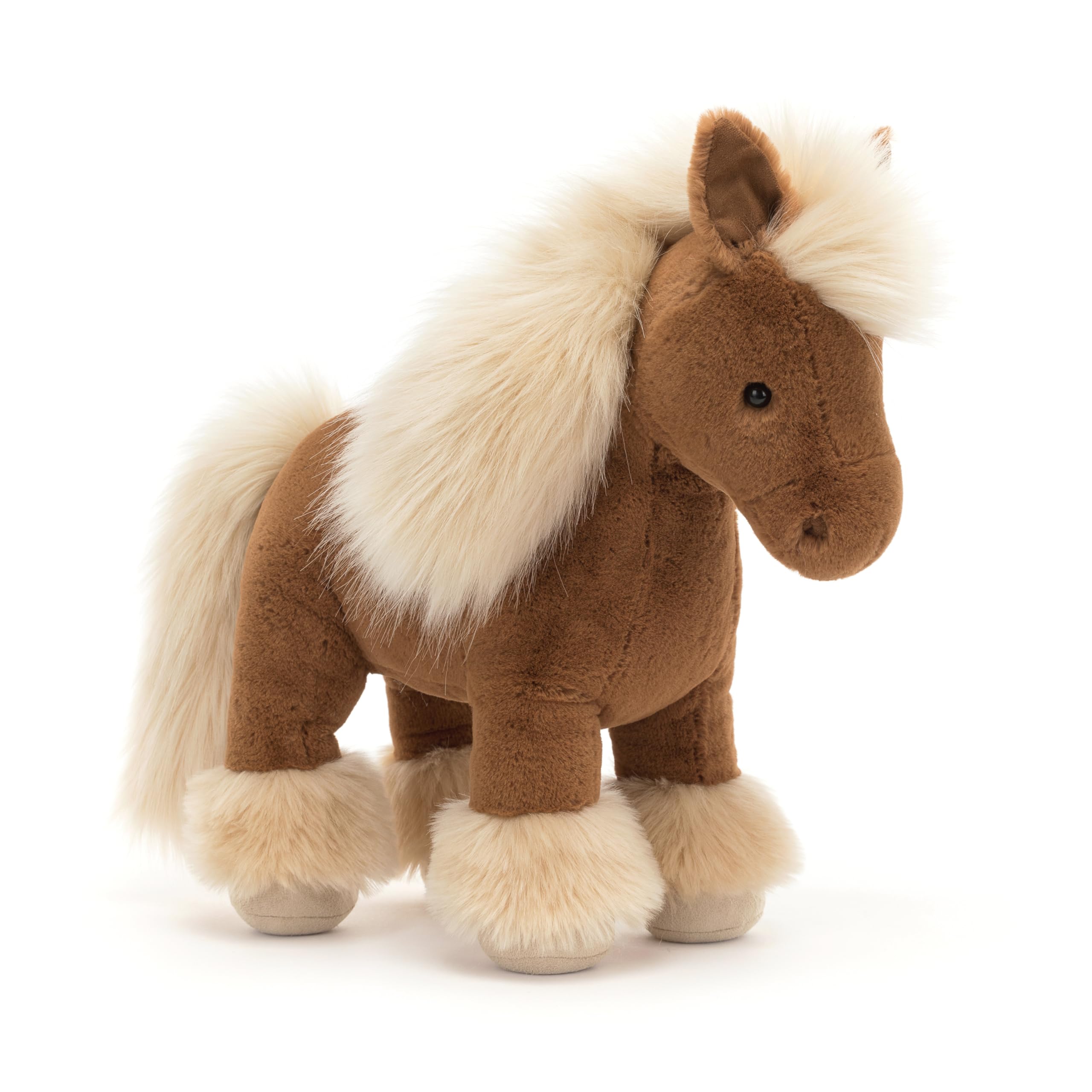 Amazon.co.jp: Jellycat Freya Pony ぬいぐるみ 12.5インチ - 馬と