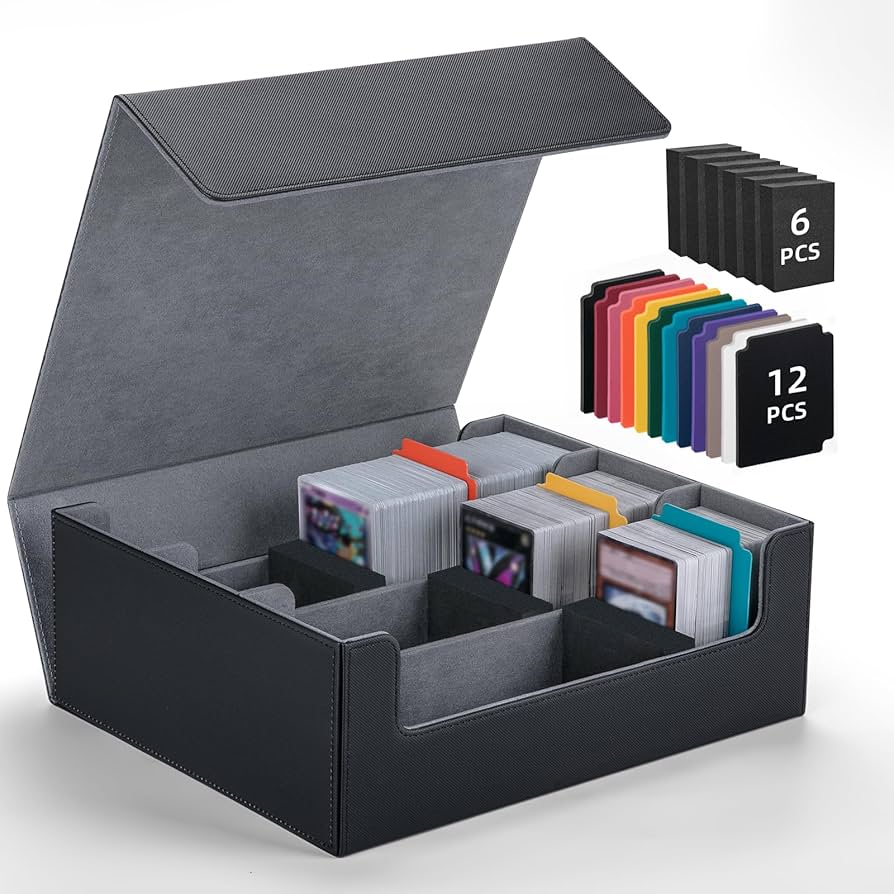 Amazon.com: Astrell Trading Card Storage Box with 12 Dividers and