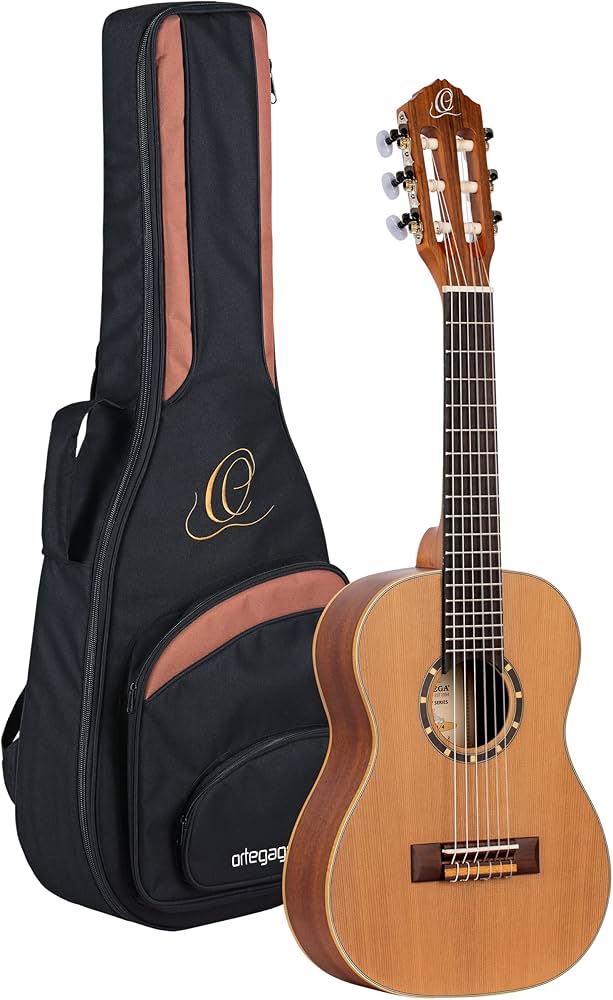 Amazon | Ortega Guitars R122-1/4 Family Series 1/4 Body Size Nylon