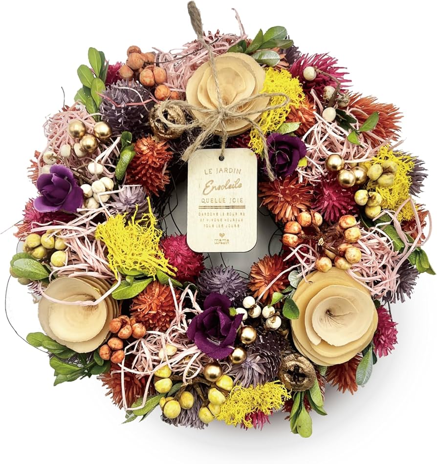 Amazon｜［ 2026年 mamawreath E ］フラワーリース ギフト リース 玄関