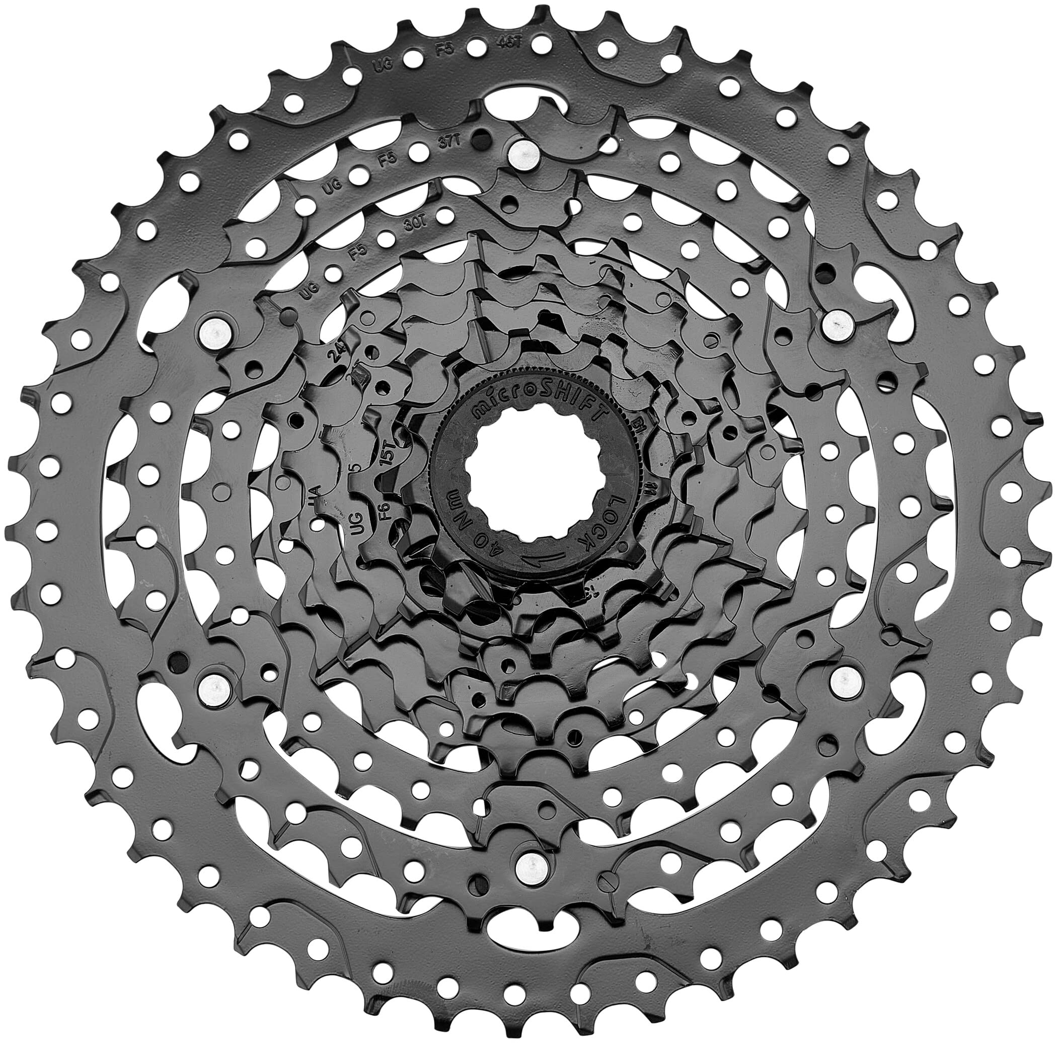 Amazon.com : Microshift | Advent Cassette | 9 Speed | 11-46T | ED