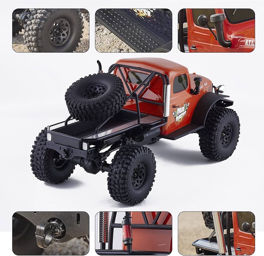 Amazon.co.jp: RocHobby 1/10スケール RCトラック エラスー(Atlas) 4WD