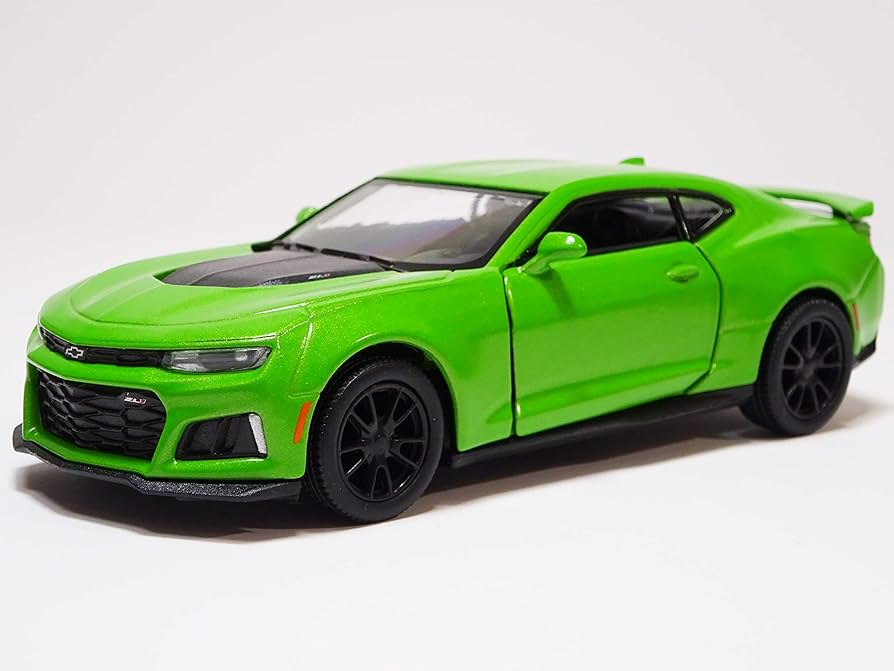 Amazon | キンスマート シボレー カマロ ZL1 グリーン 1/38 ミニカー