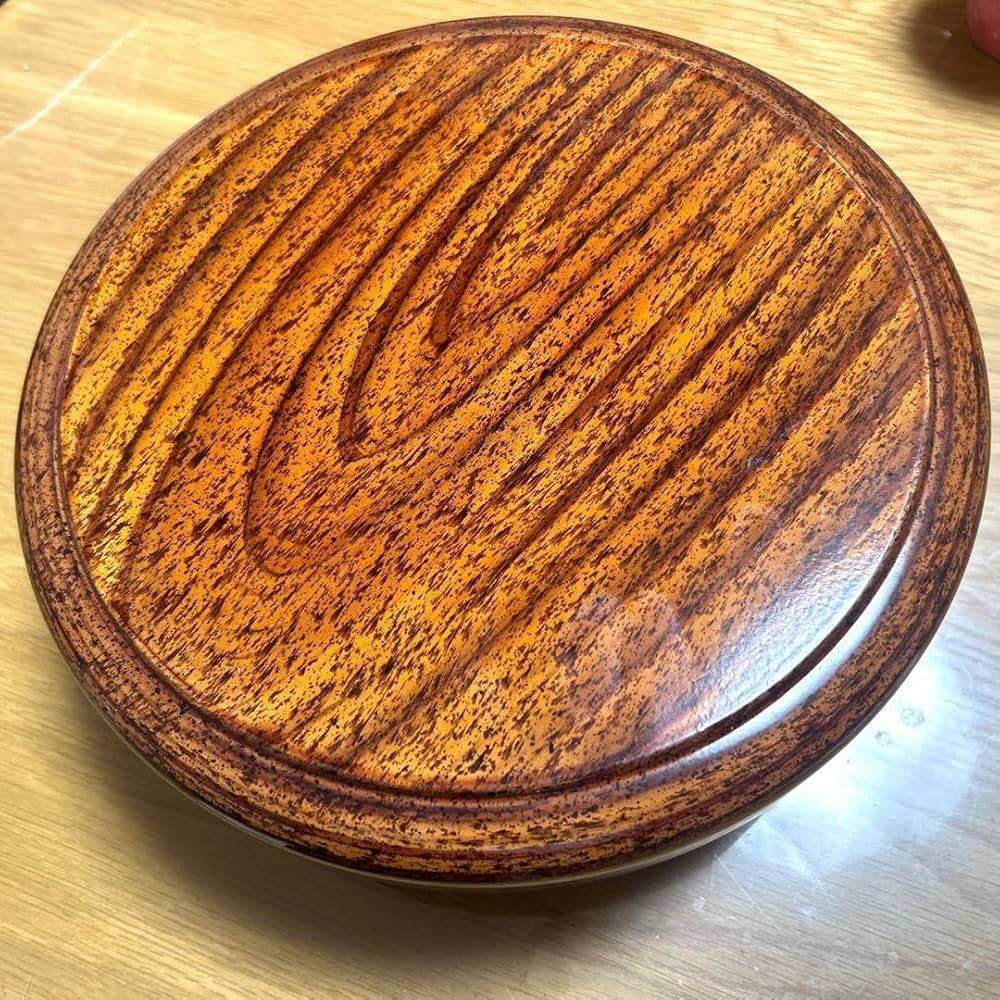 Amazon｜木製 ラウンド型 深型 茶櫃 茶びつ 湯呑 湯飲み茶碗 収納