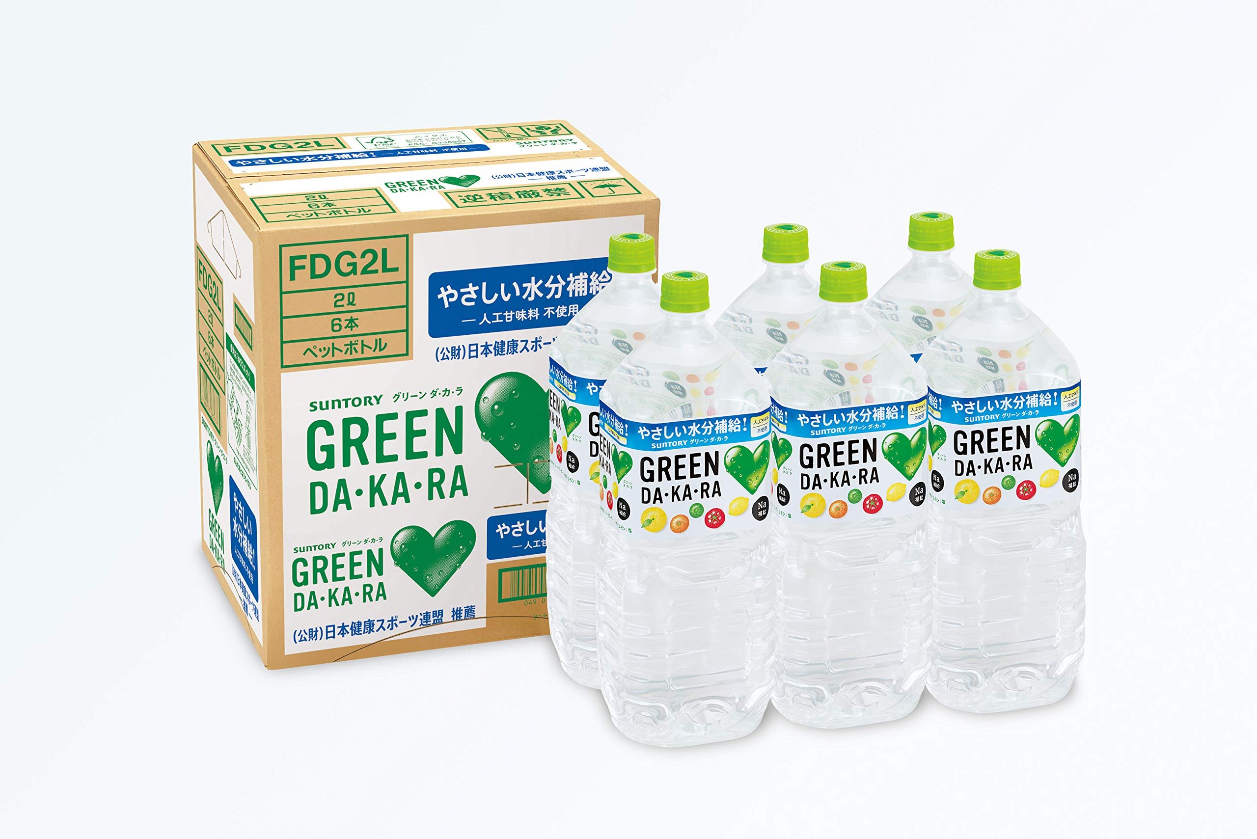 Amazon.co.jp: サントリー GREEN DAKARA (グリーンダカラ） 2L × 6本