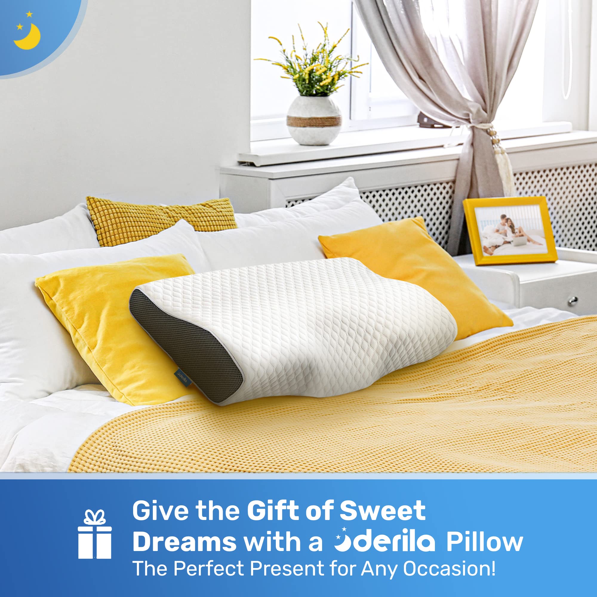 Amazon｜Derila (デリラ) 頚椎ネックピロー 睡眠用 - 背中、胃、横に