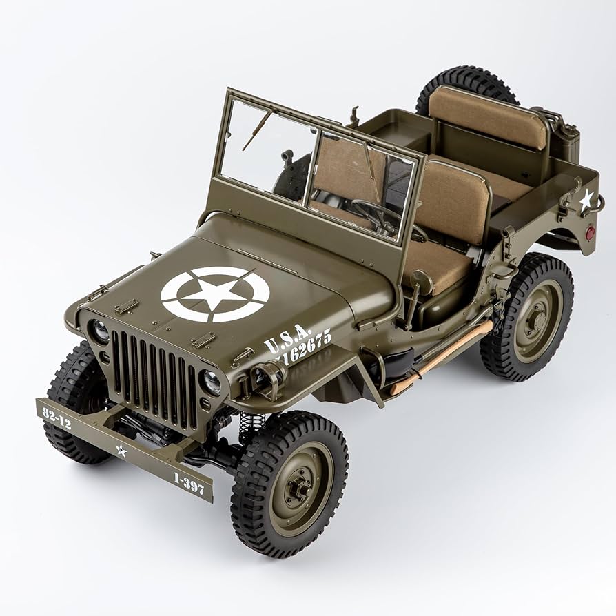 Amazon.com: RocHobby 1/6 1941 MB Scaler RC Car, 4x4 Hobby Grade RC