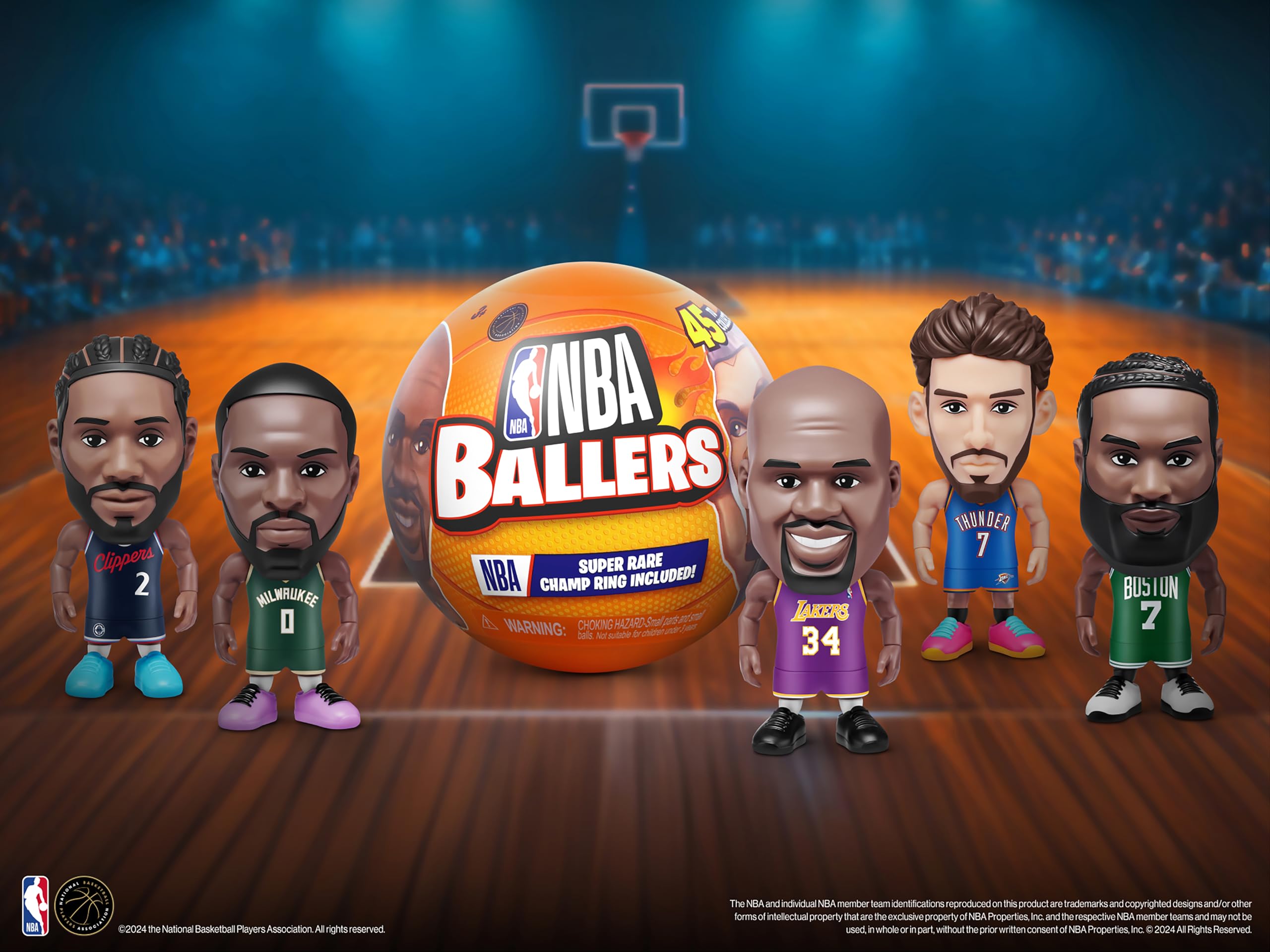 Amazon.co.jp: ZURUのサプライズNBAボーラーシリーズ25個。NBA