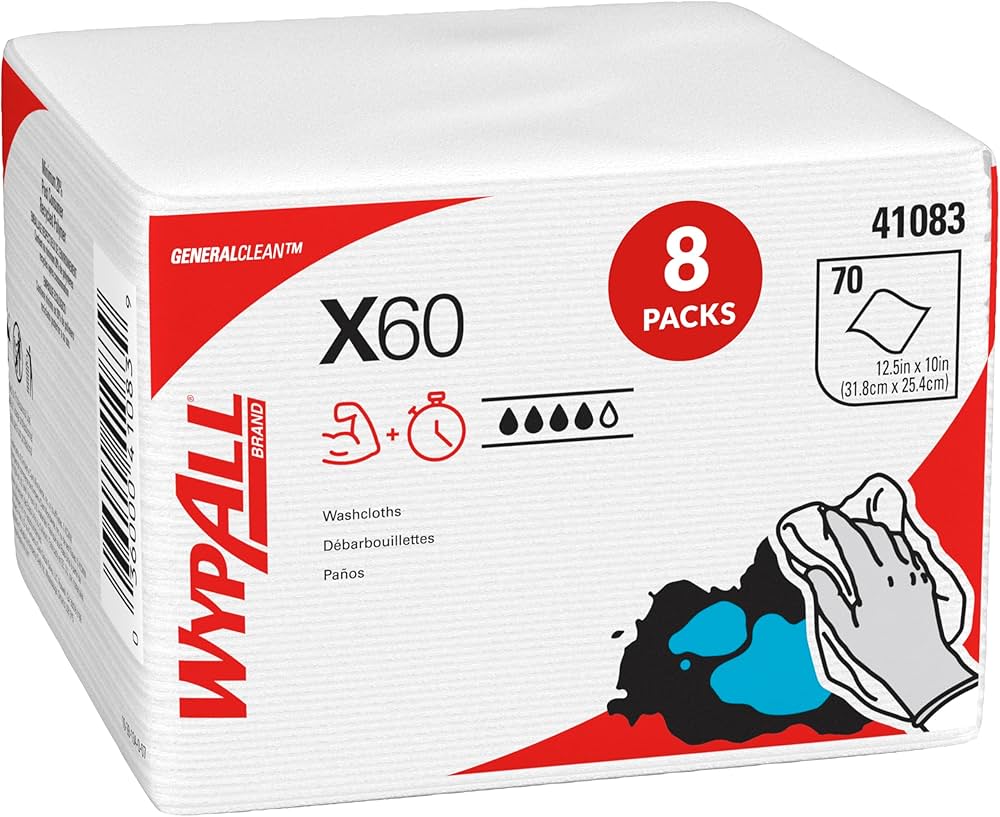 WypAll GeneralClean X60 Cloths Multi-Task Cleaning Wipes (41083