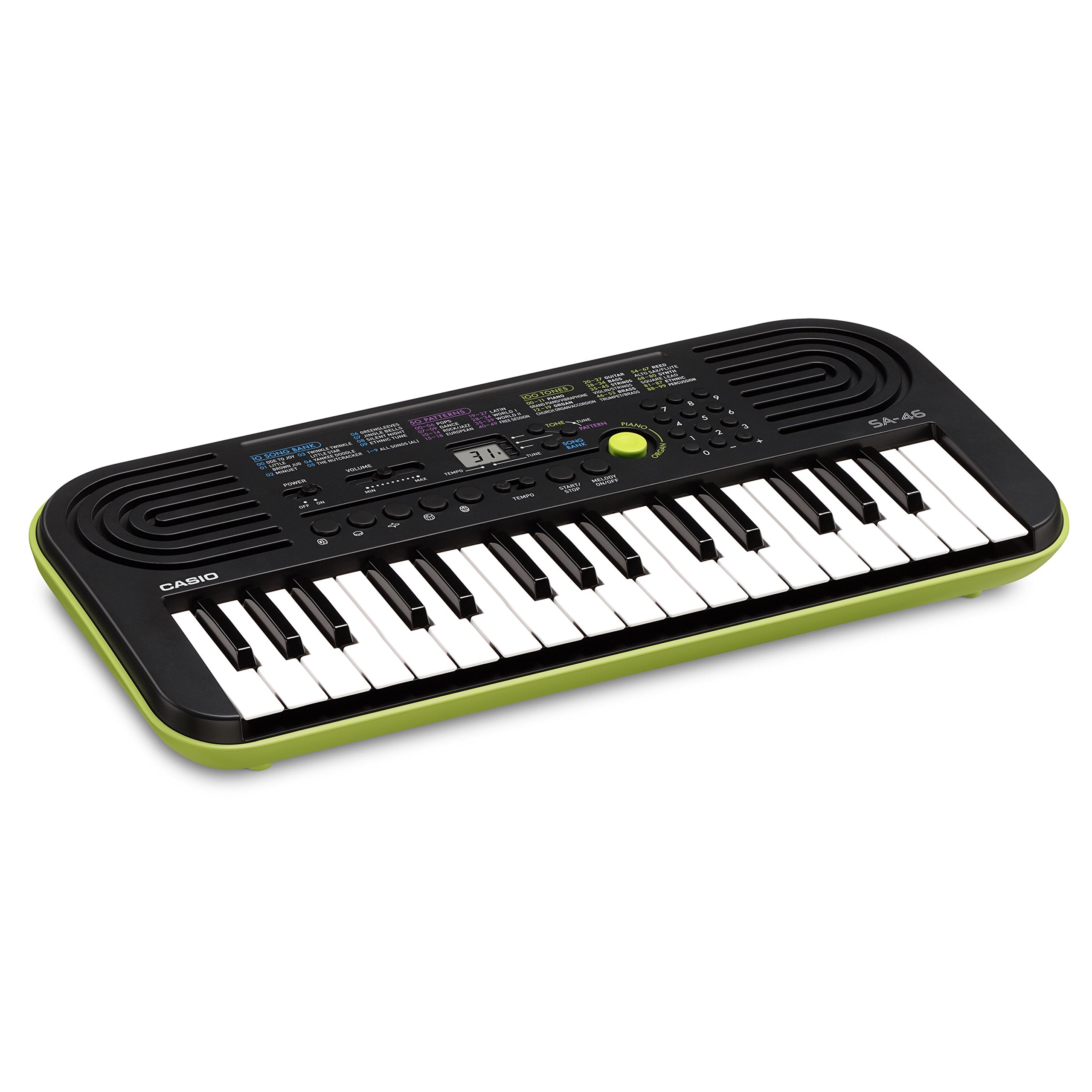 Amazon | カシオ(CASIO) ミニキーボード Casiotone SA-46 32ミニ鍵盤