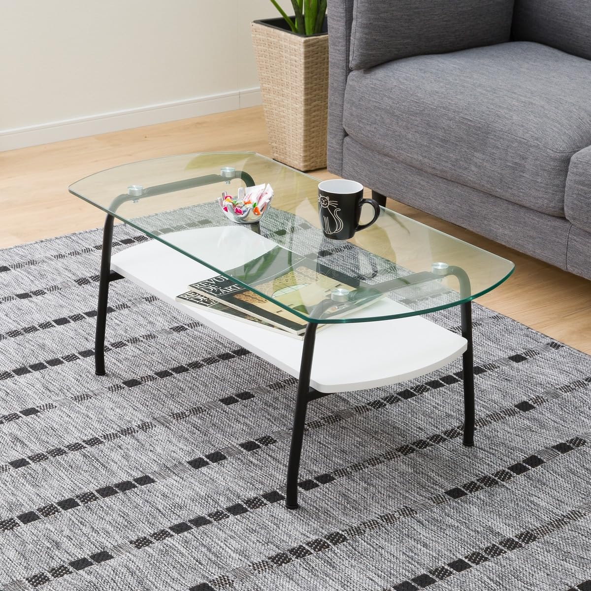 Amazon.co.jp: ニトリ(NITORI) センターテーブル Nシスコ9545TP WH