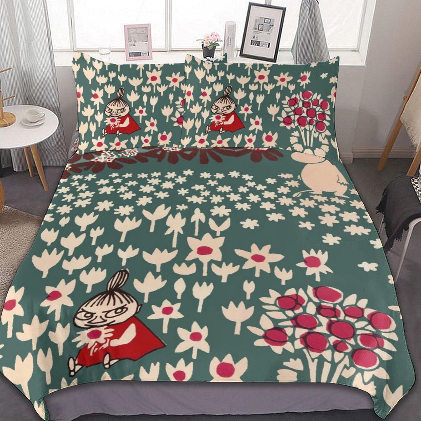 Amazon｜ムーミン リトルミイ 布団カバー 3点セット シングル シングル