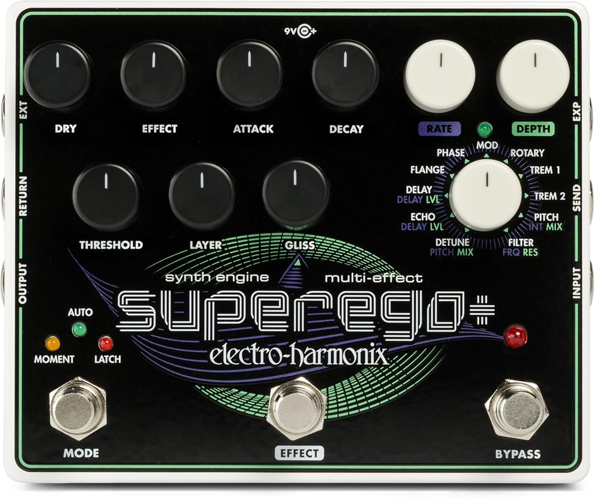 Amazon.co.jp: Electro-Harmonix Superego+ ギターシンセエフェクター