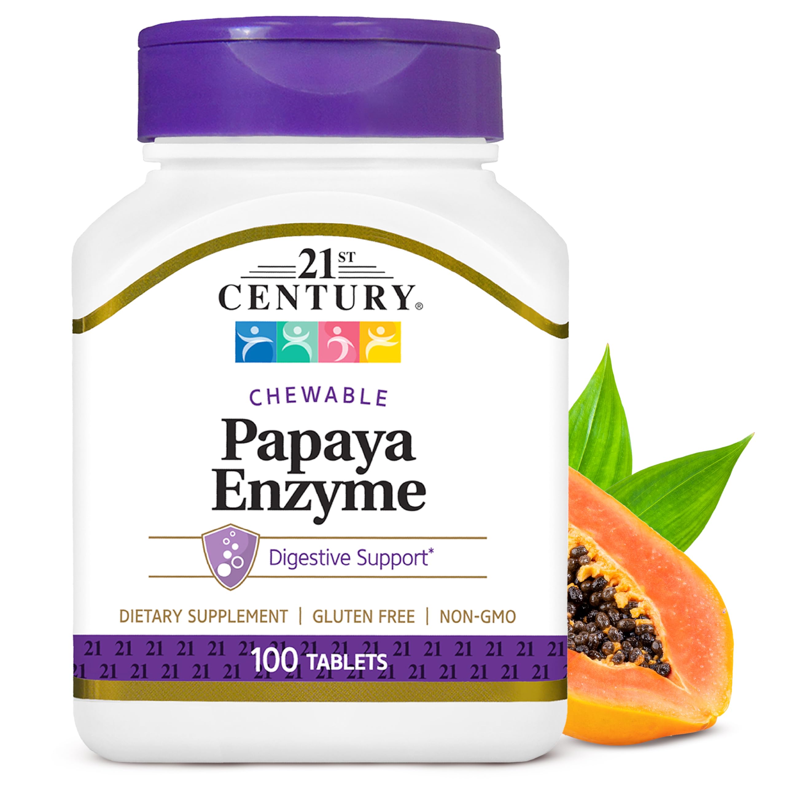 Amazon.com: 21st Century Papaya Enzyme Chewable (100 Count