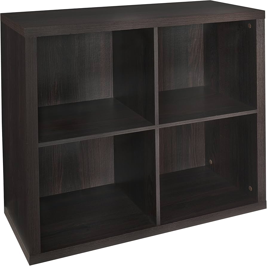 Amazon.com: ClosetMaid 4 Cube Storage Shelf Organizer Bookshelf
