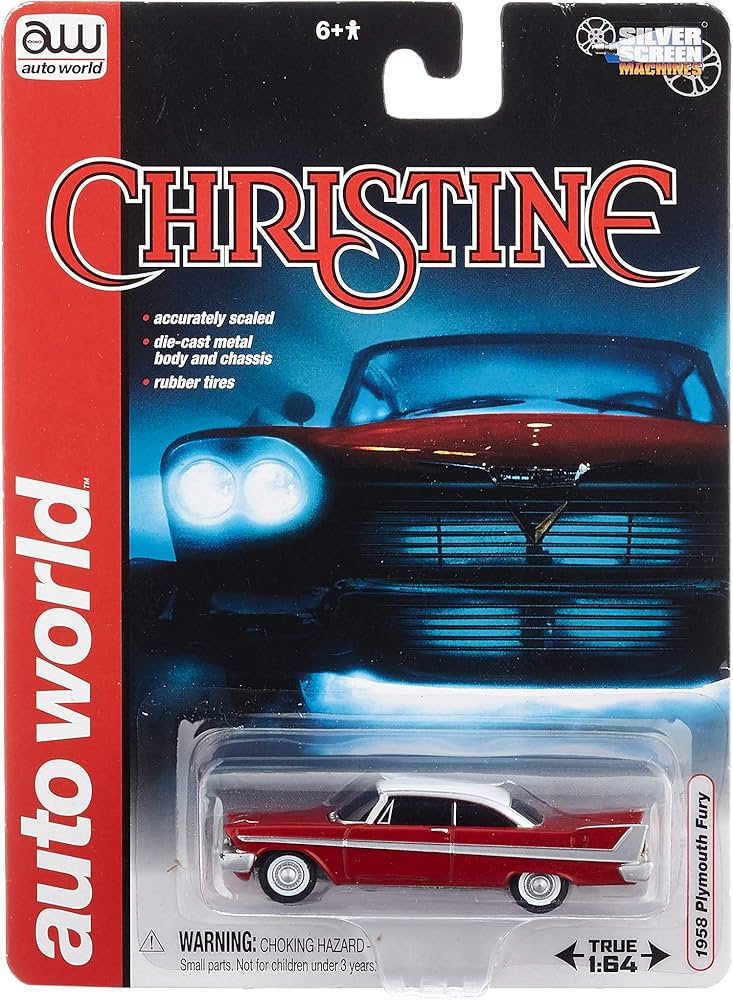 Amazon | 1/64 auto world 1958 Plymouth Fury Christine プリマス