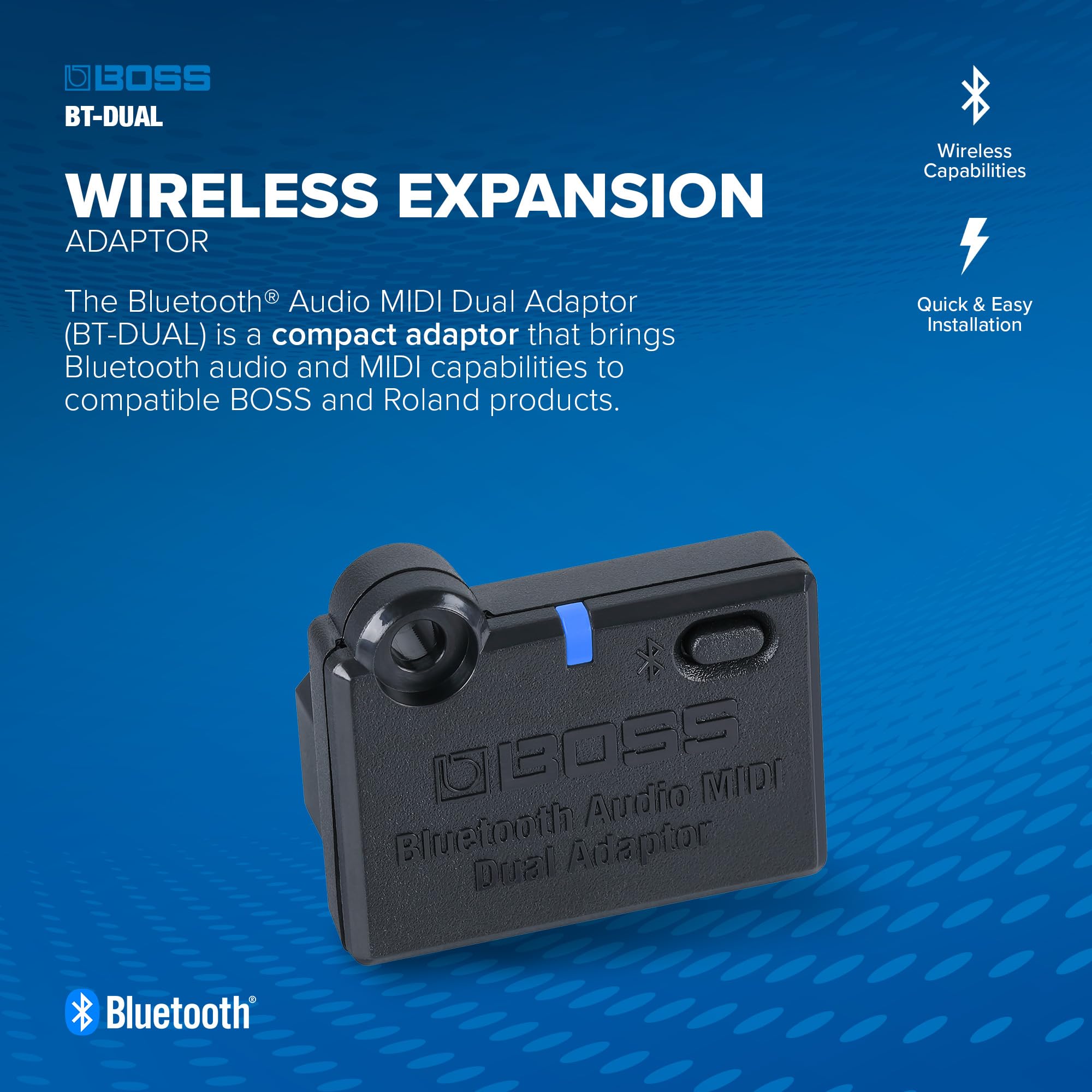 Amazon.com: BOSS BT-DUAL | Bluetooth Audio MIDI Dual Adaptor