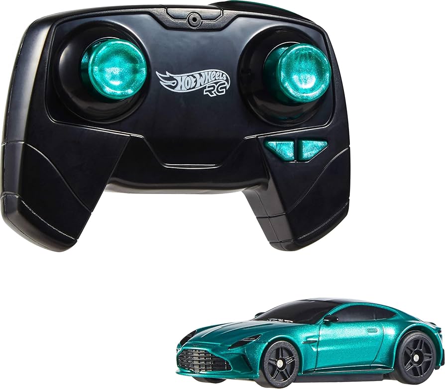 Amazon.com: Hot Wheels RC Toy Car, Aston Martin Vantage, 1:64