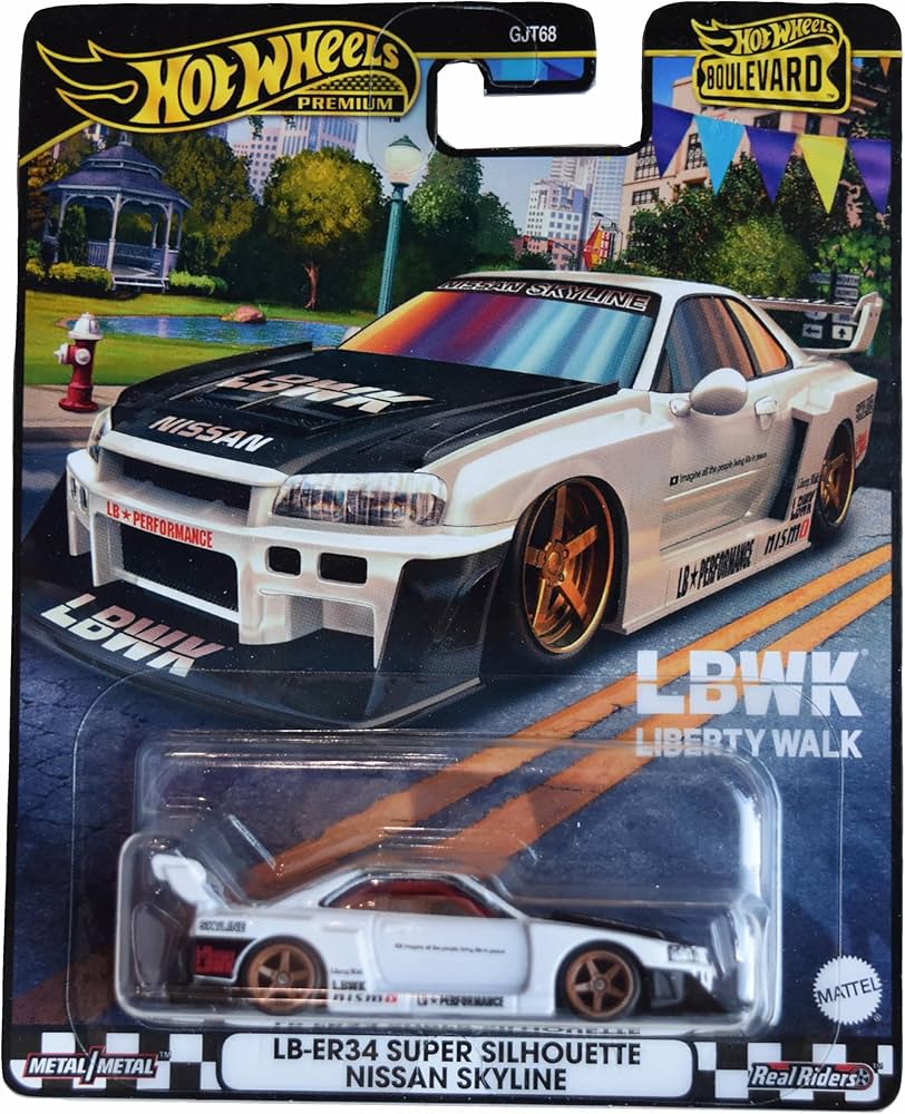Hot Wheels LB-ER34 Super Silhouette Nissan Skyline, Boulevard
