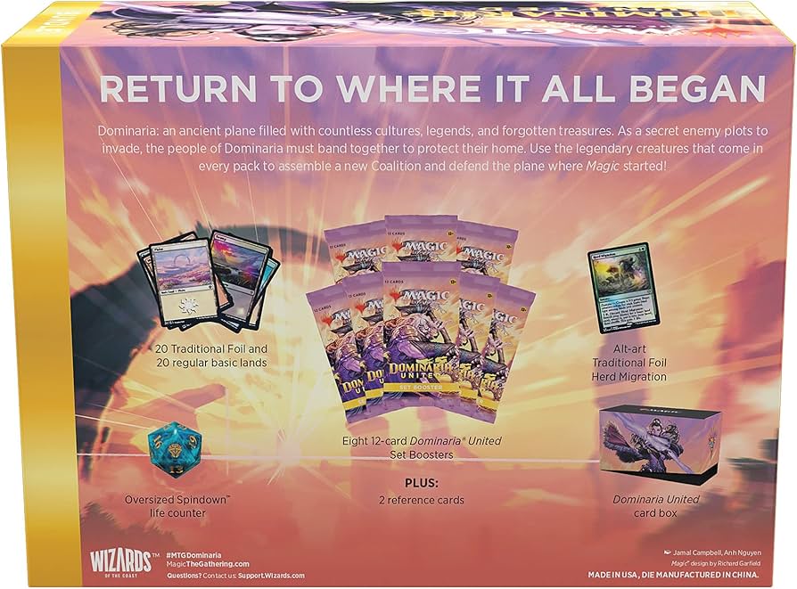 Amazon.com: Magic: The Gathering Dominaria United Bundle | 8 Set