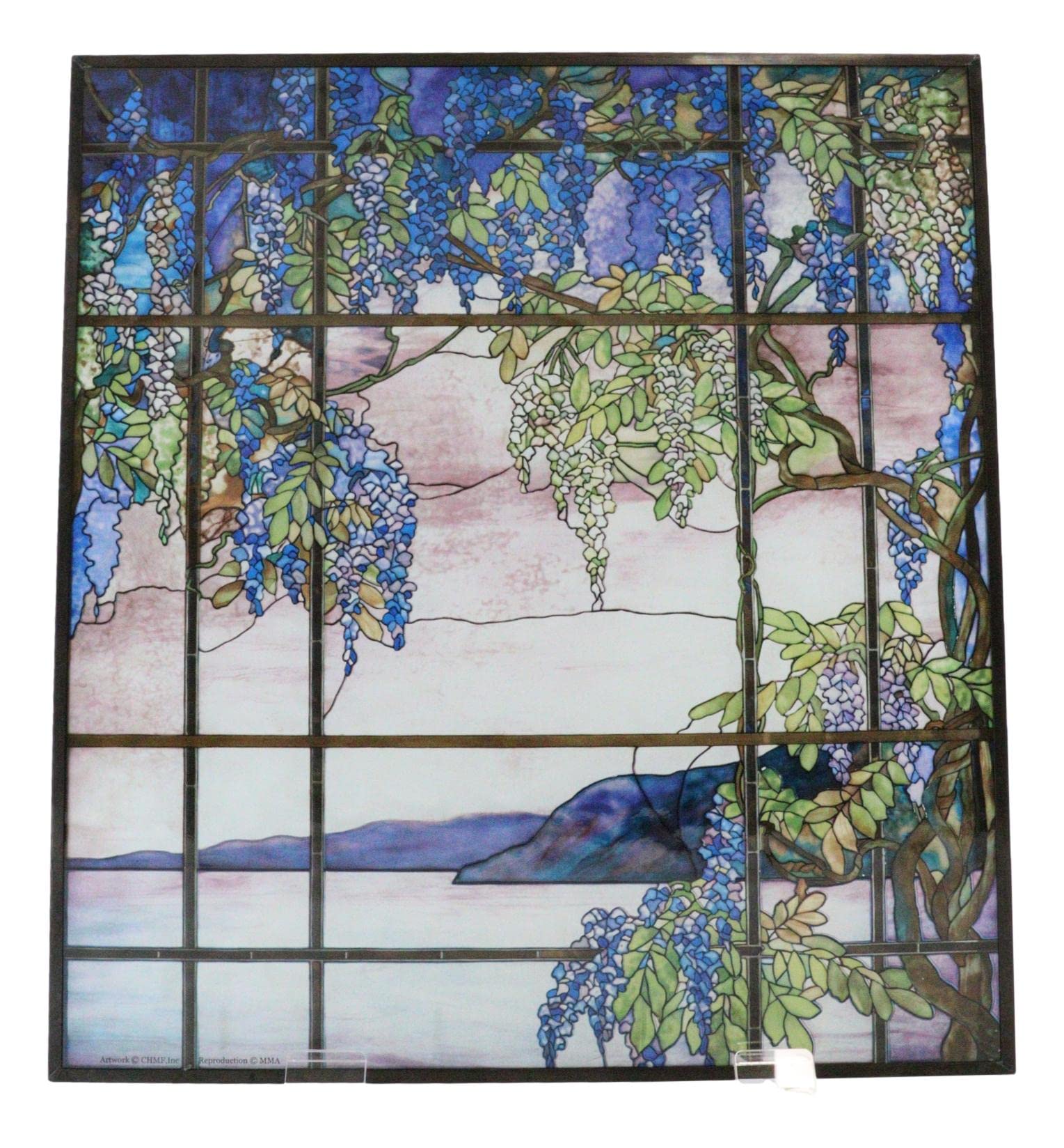 Amazon.co.jp: Ebros Louis Comfort ティファニー 風景 ウィンドウ