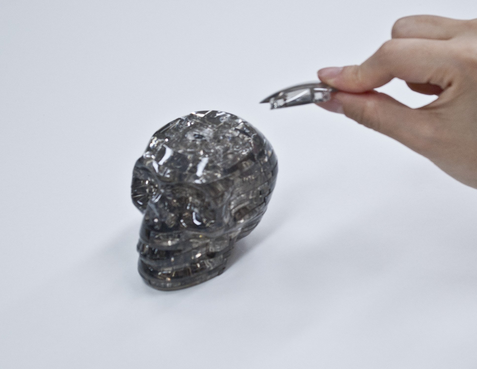 Amazon.co.jp: クリスタルパズル ブラック スカル 50128 : おもちゃ