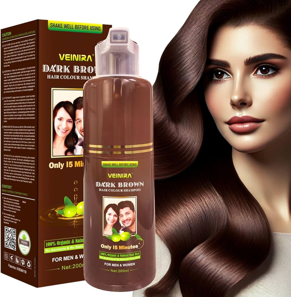 Amazon.com : VEINIRA: Herbal Quick Hair Colour Shampoo, Instant